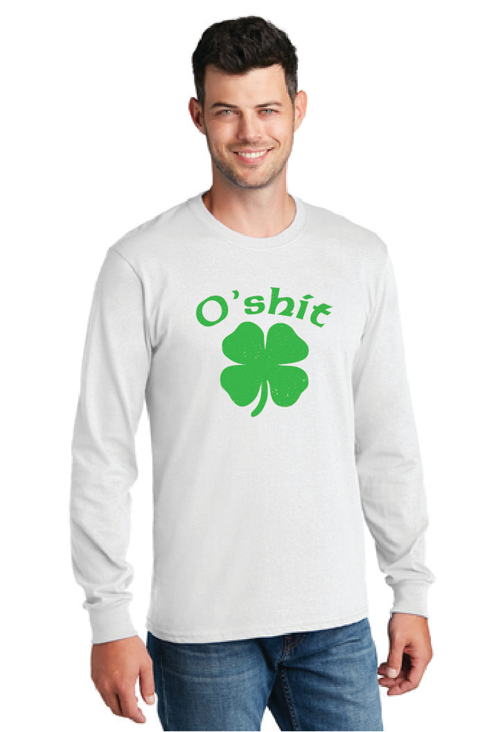 O SHIT PC54LS Port & Company® Long Sleeve Core Cotton Tee 20