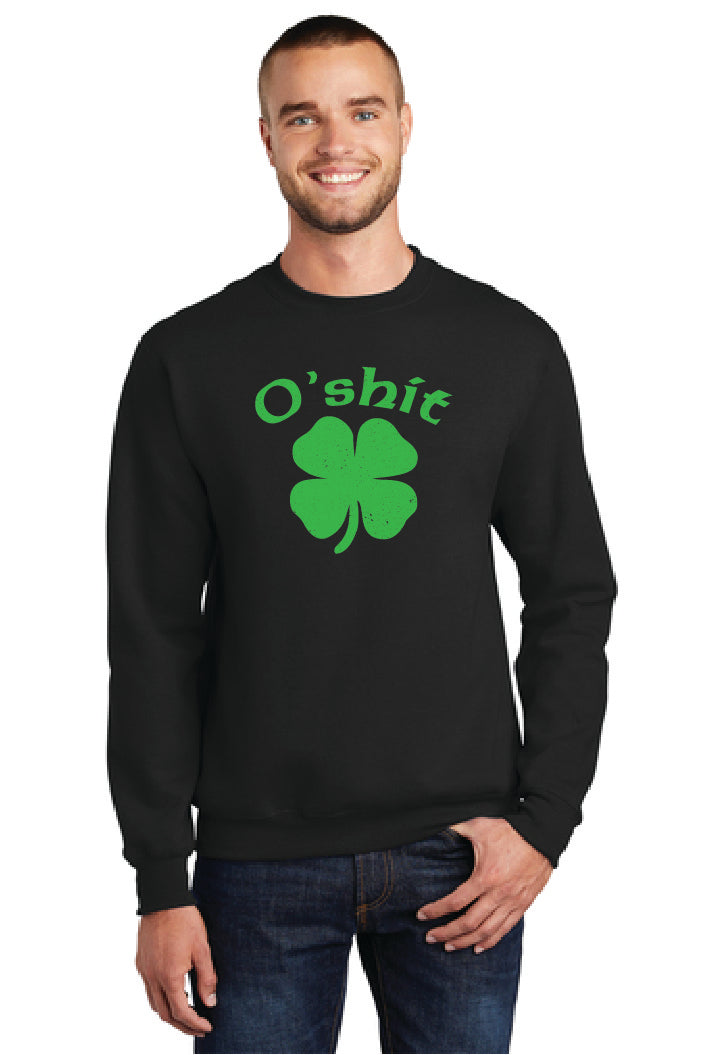 O SHIT PC78 Port & Company® Core Fleece Crewneck Sweatshirt 20