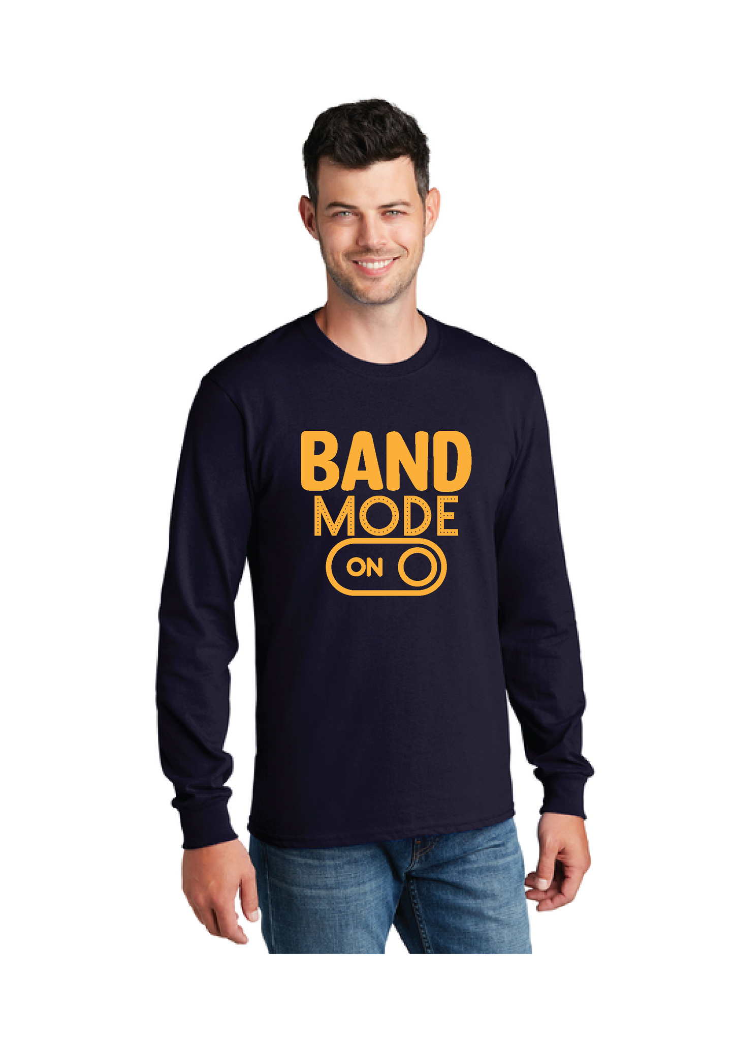 UNITED EAGLES BAND PC54LS Port & Company® Long Sleeve Core Cotton Tee 2