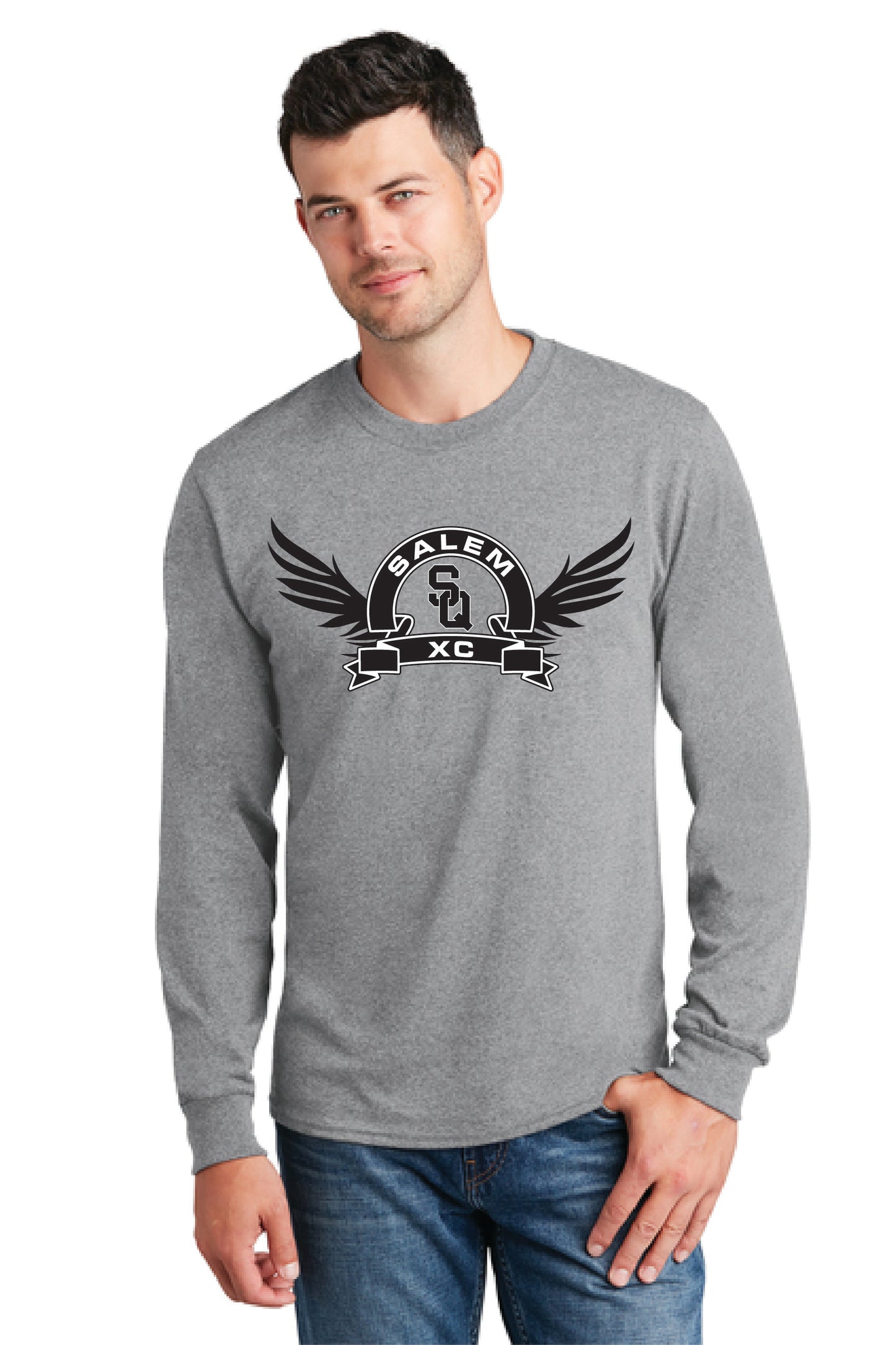 SALEM QUAKERS CROSS COUNTRY Gildan Softstyle® Long Sleeve T-Shirt 4