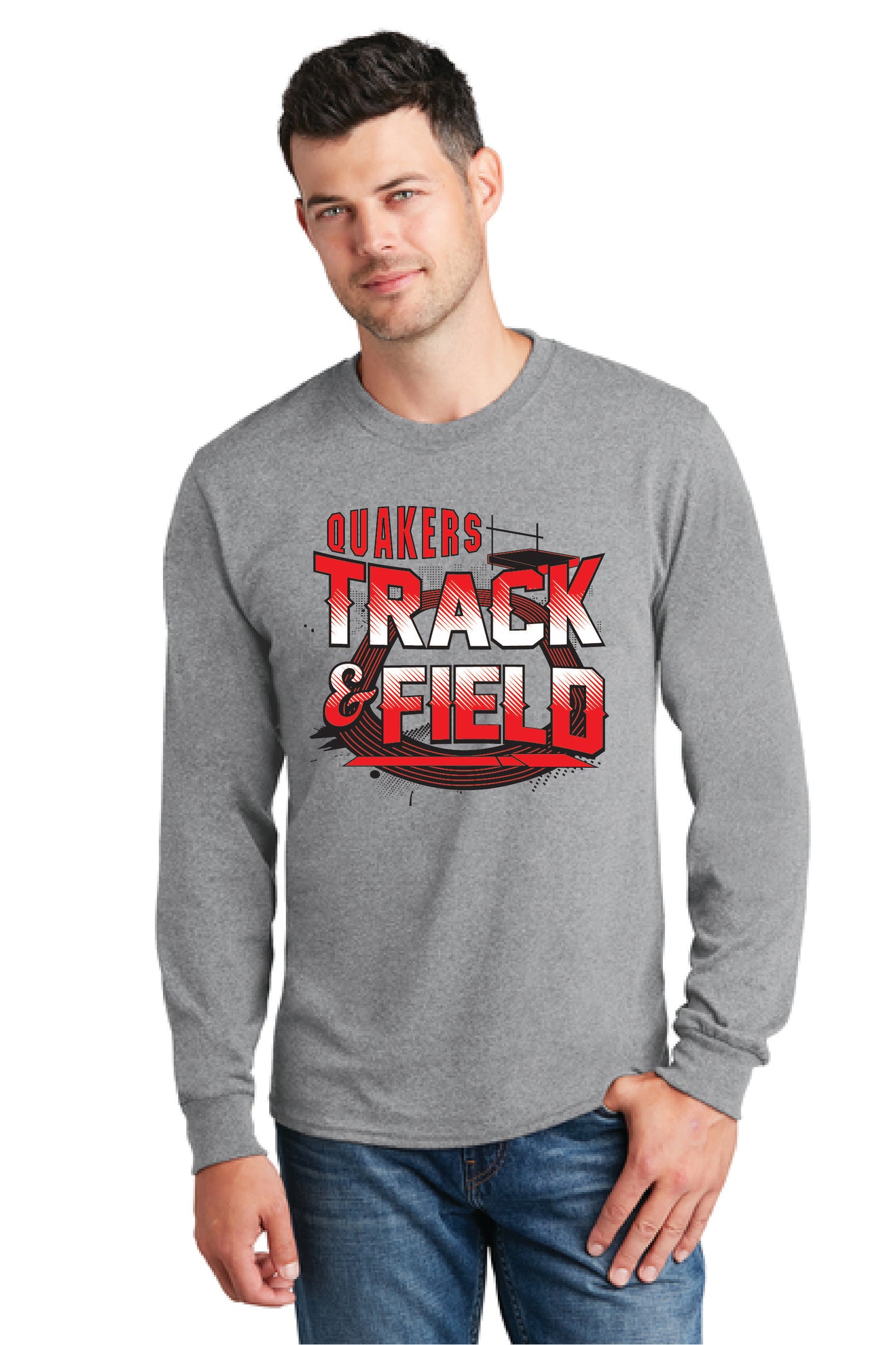 SALEM QUAKERS TRACK & FIELD Gildan Softstyle® Long Sleeve T-Shirt 10
