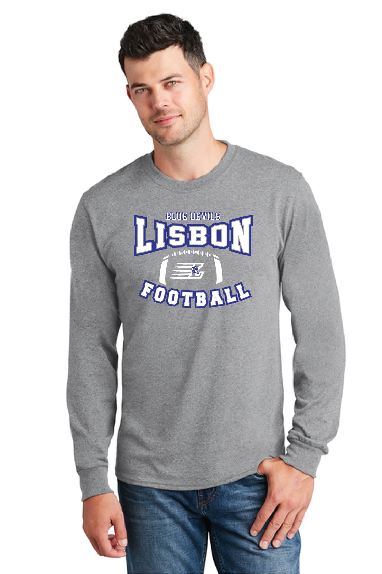 LISBON FOOTBALL PC54LS Long Sleeve Core Cotton 1