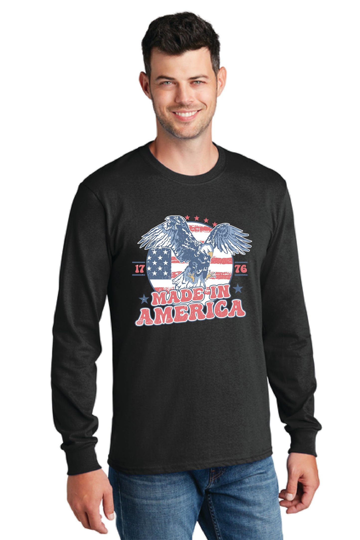 MADE IN AMERICA PC54LS Port & Company® Long Sleeve Core Cotton Tee 18