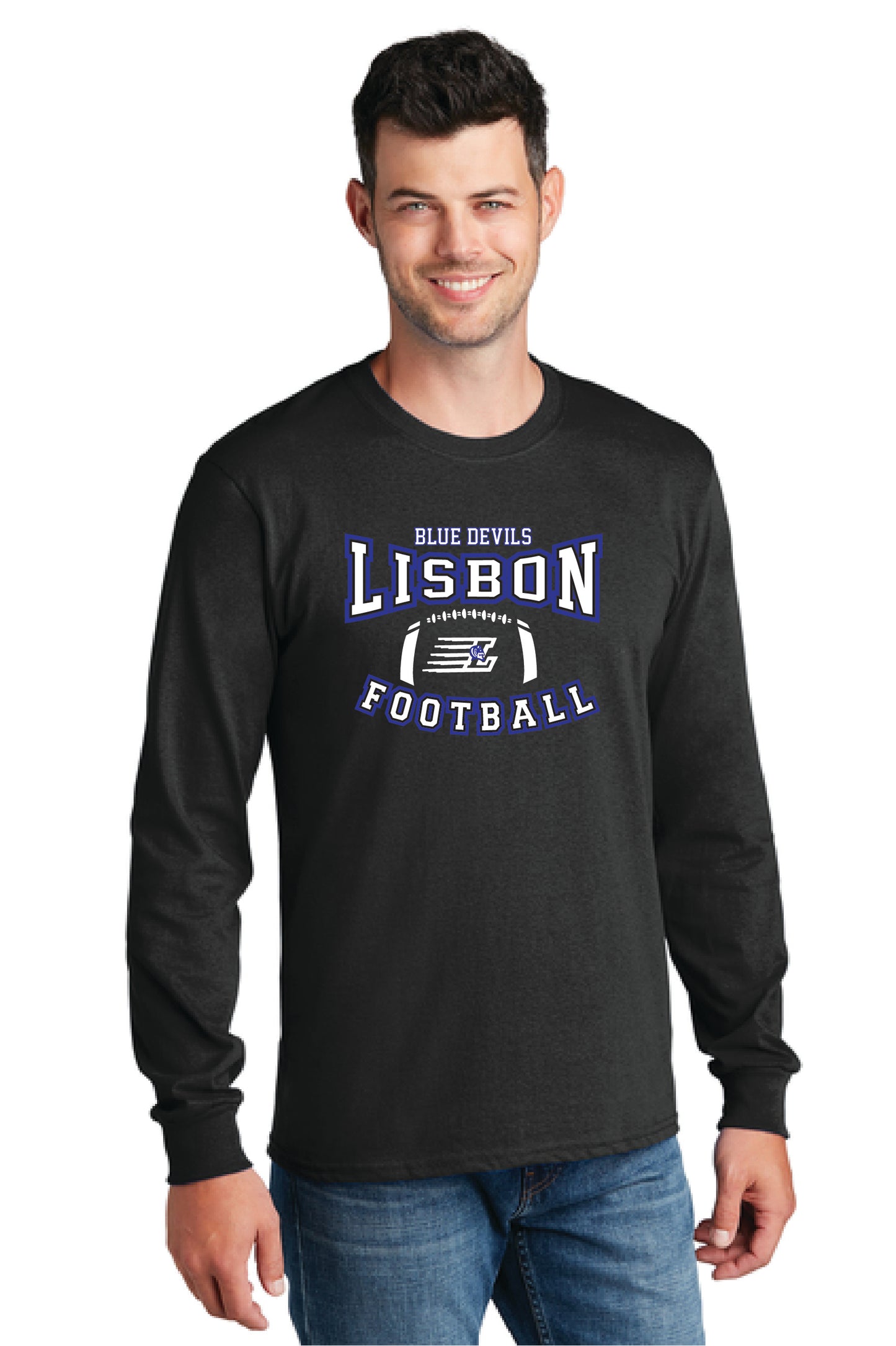 LISBON FOOTBALL PC54LS Long Sleeve Core Cotton 1
