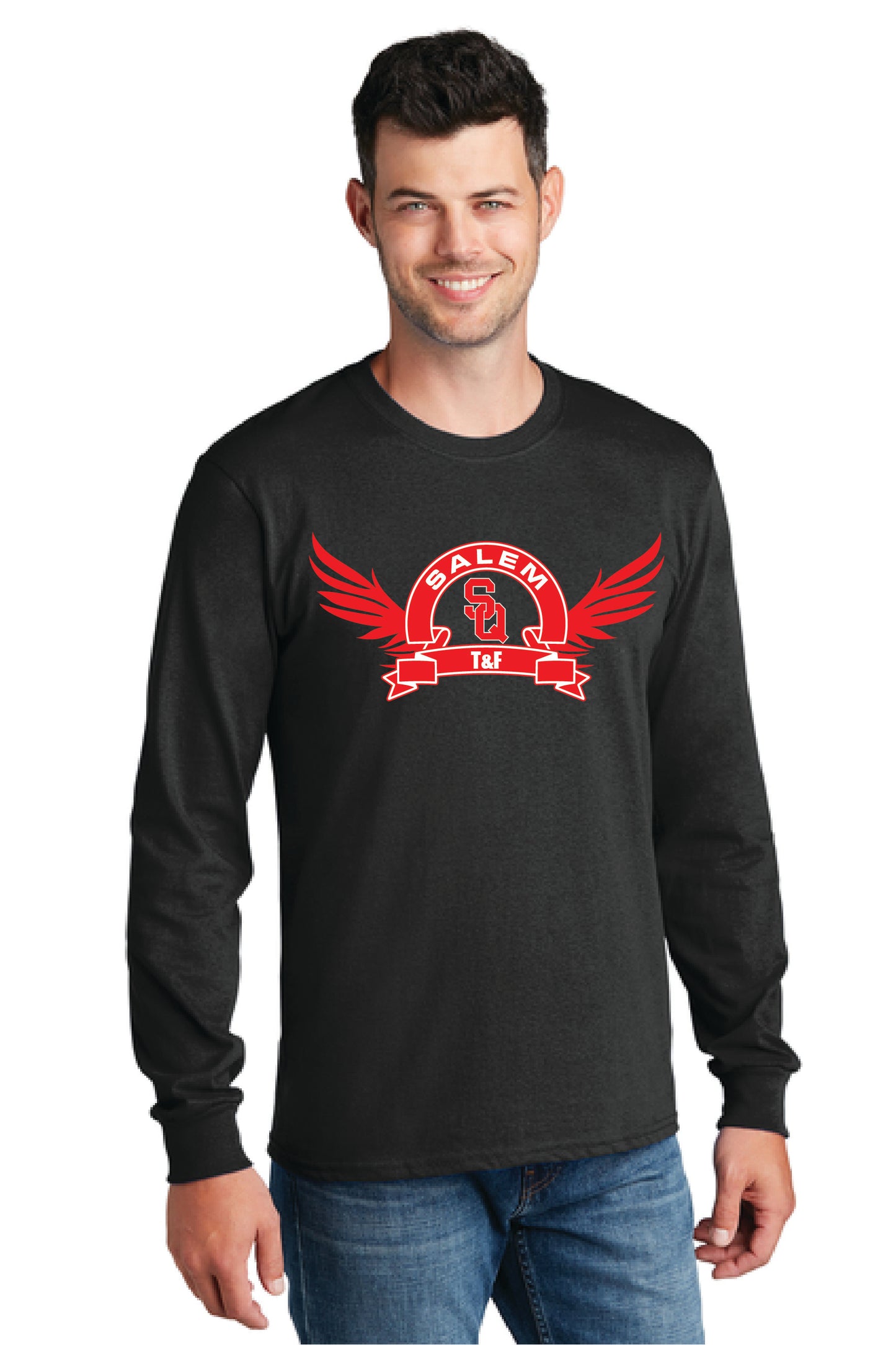 SALEM QUAKERS TRACK & FIELD Gildan 64000 Softstyle® Long Sleeve T-Shirt 11