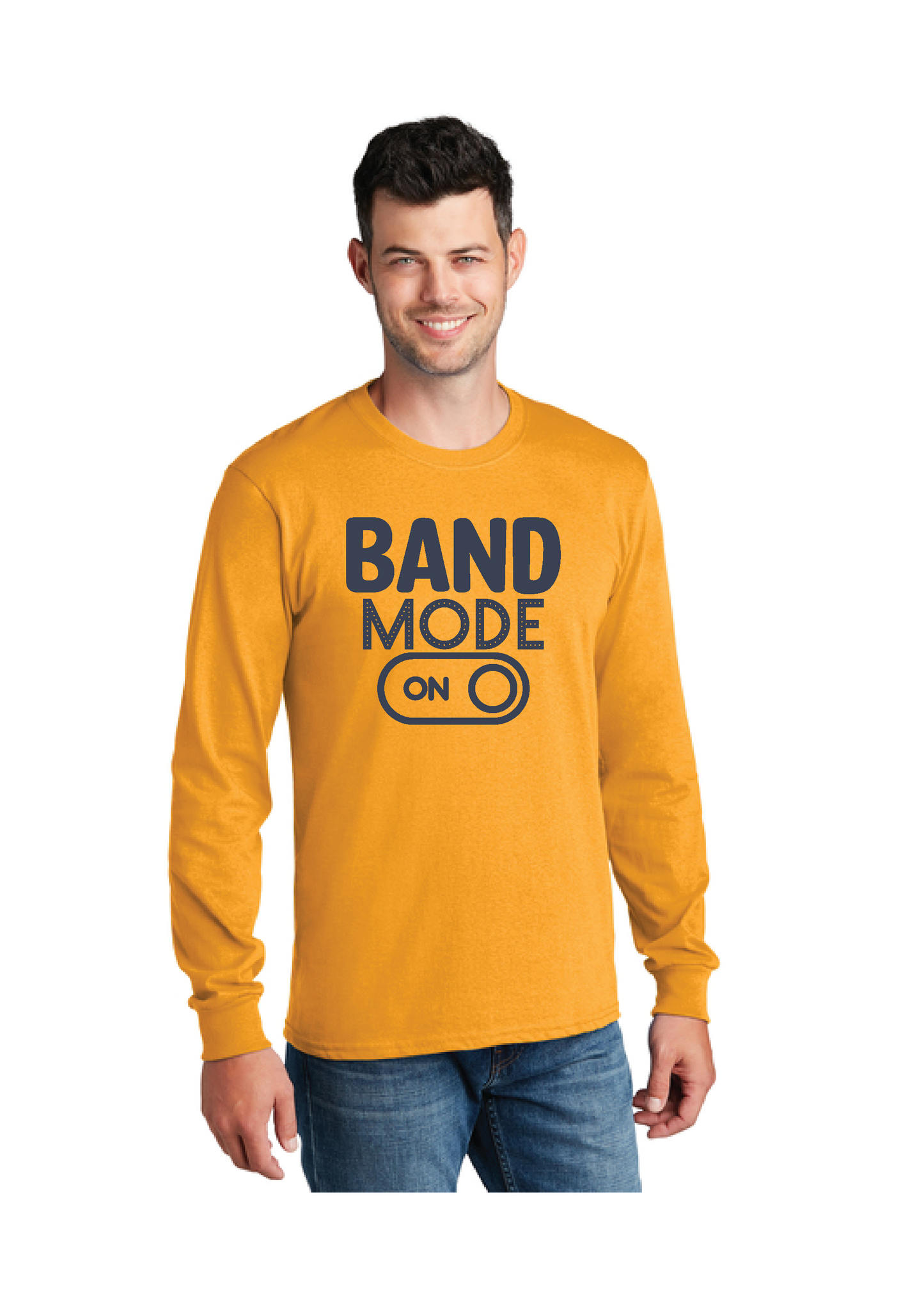 UNITED EAGLES BAND PC54LS Port & Company® Long Sleeve Core Cotton Tee 2