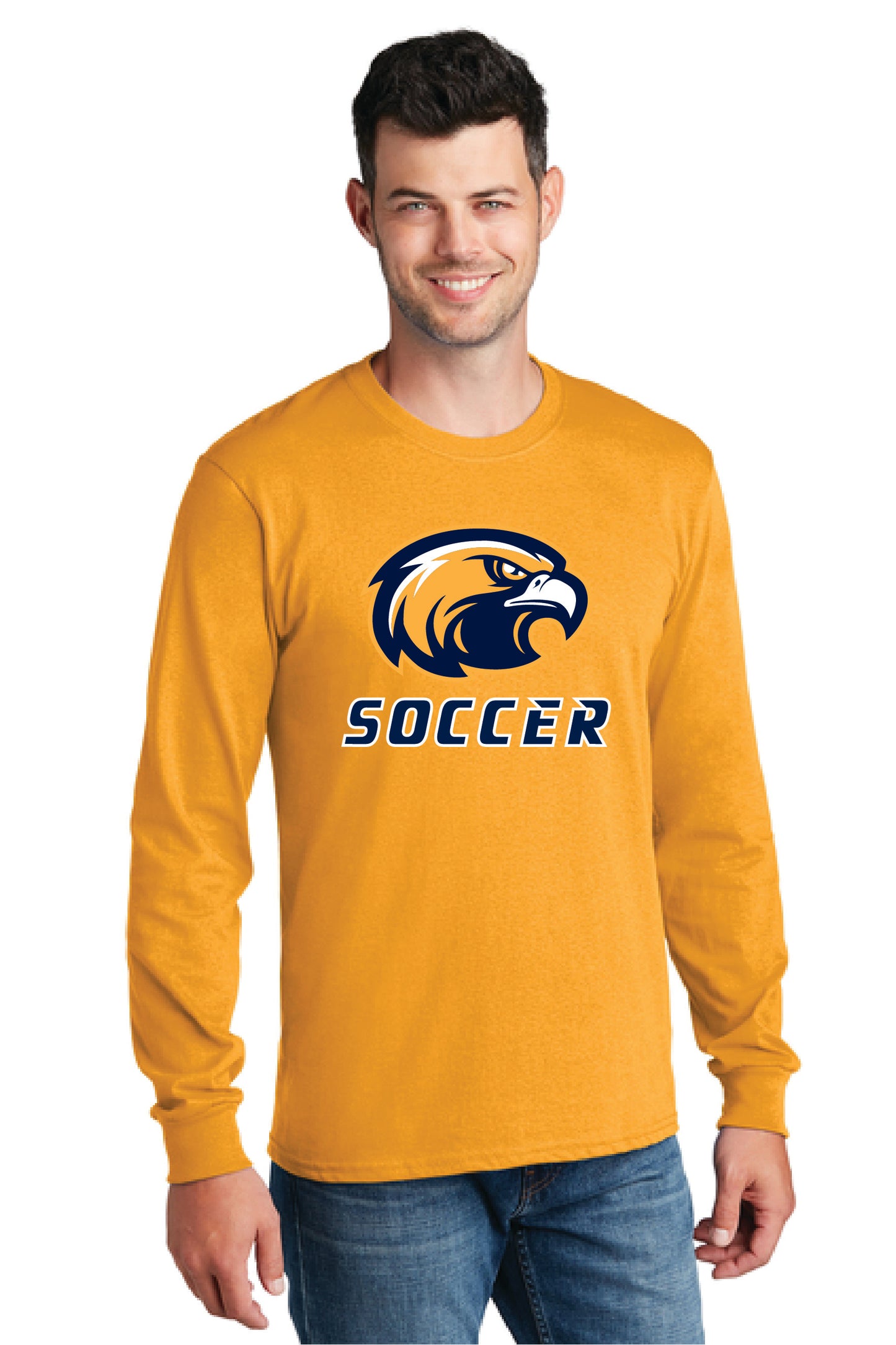UNITED EAGLES SOCCER PC54LS Port & Company® Long Sleeve Core Cotton Tee 5