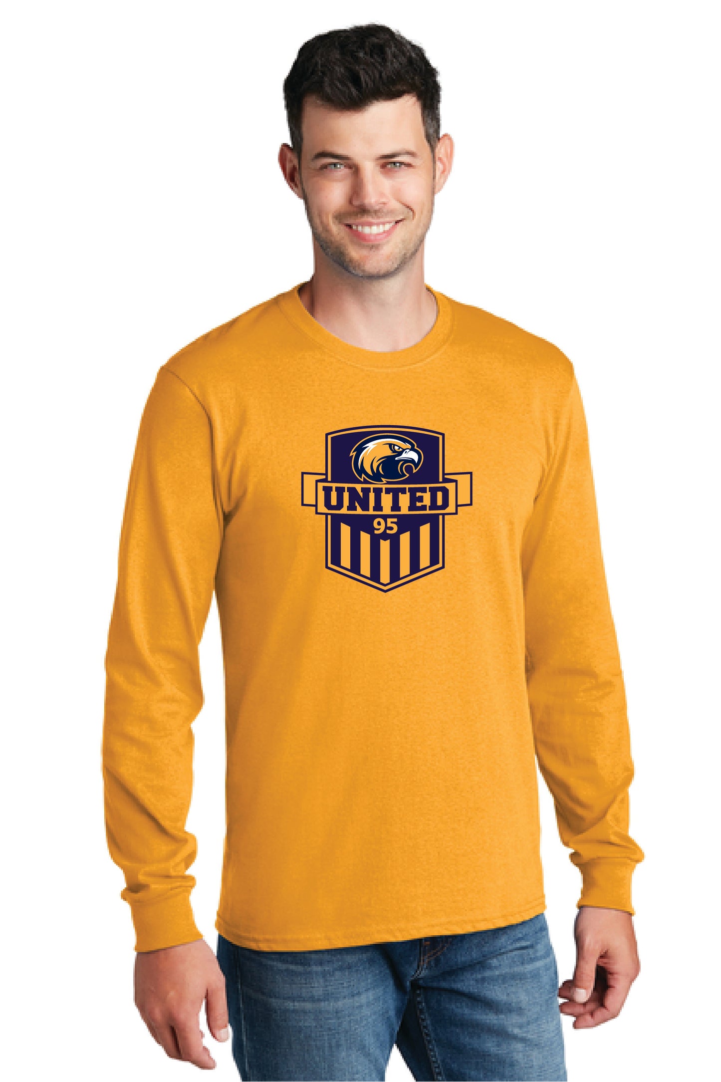 UNITED EAGLES SOCCER PC54LS Port & Company® Long Sleeve Core Cotton Tee 8