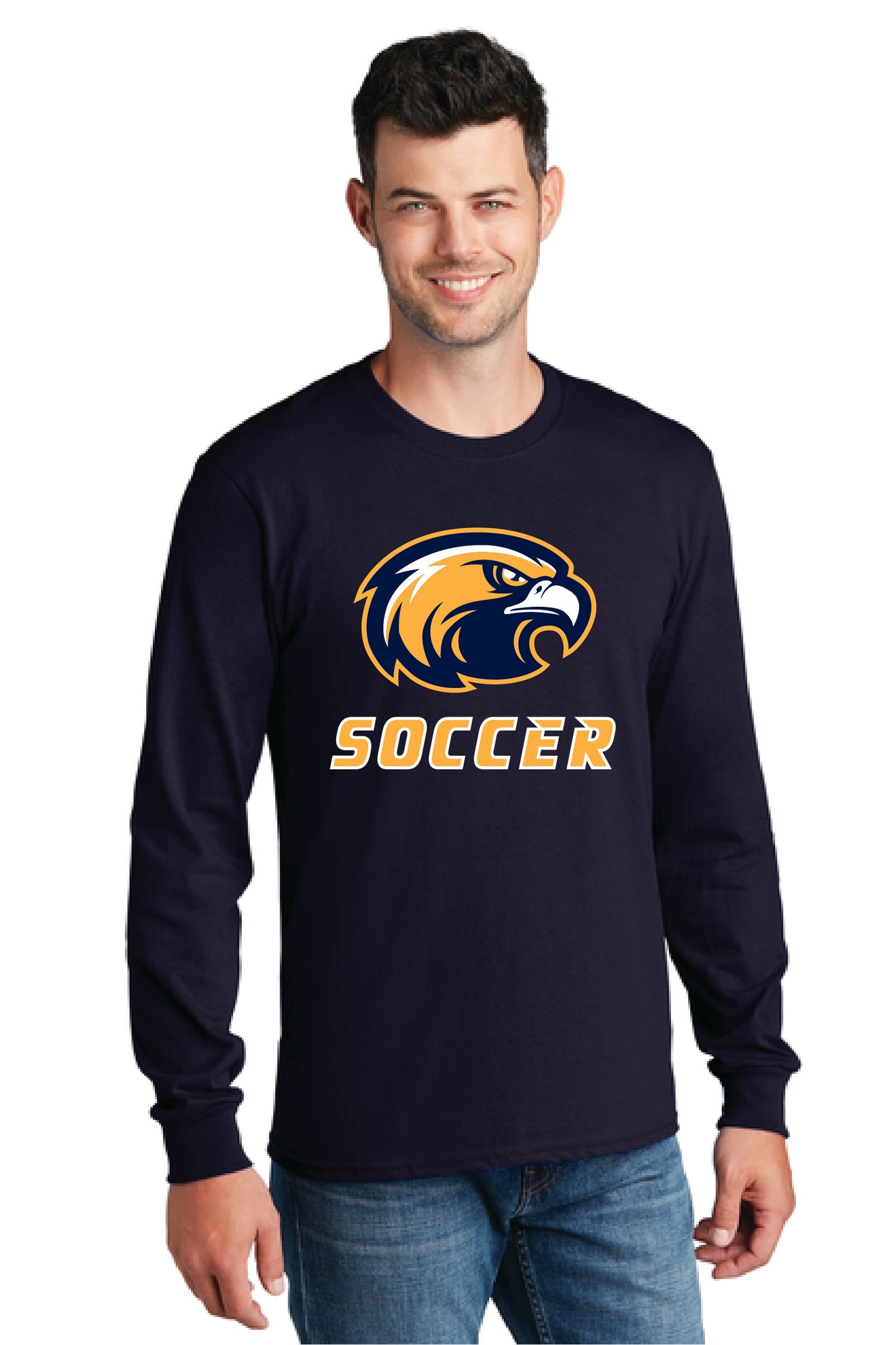 UNITED EAGLES SOCCER PC54LS Port & Company® Long Sleeve Core Cotton Tee 5