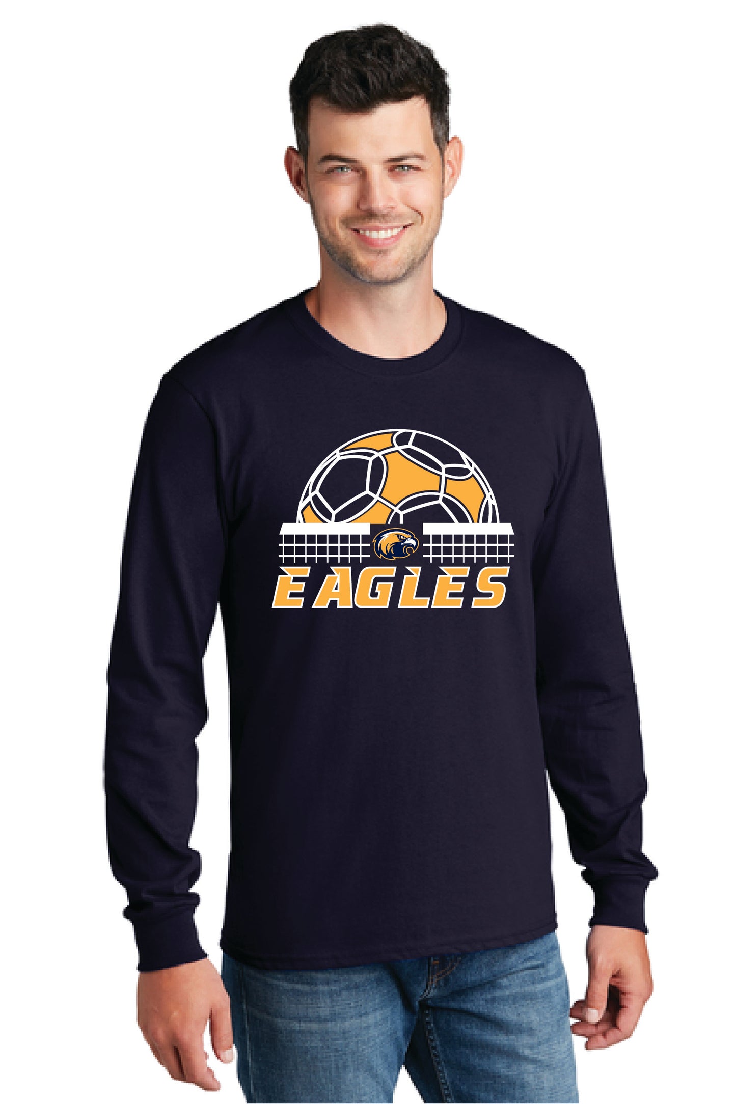 UNITED EAGLES SOCCER PC54LS Port & Company® Long Sleeve Core Cotton Tee 7