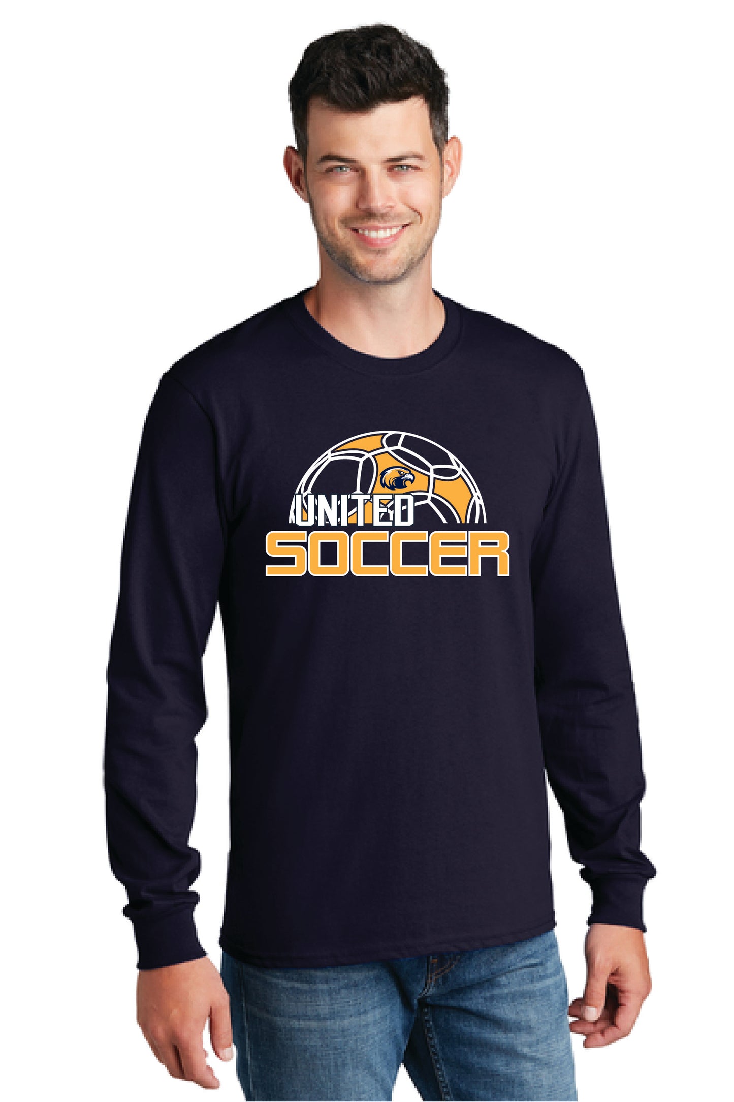 UNITED EAGLES SOCCER PC54LS Port & Company® Long Sleeve Core Cotton Tee 6