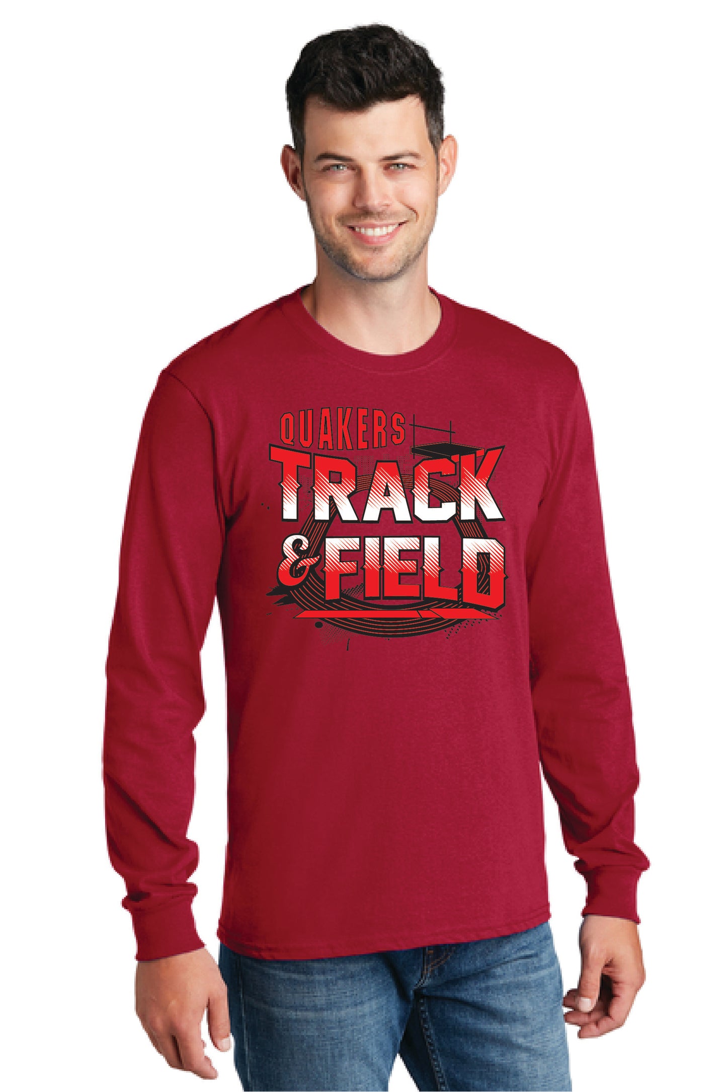 SALEM QUAKERS TRACK & FIELD Gildan Softstyle® Long Sleeve T-Shirt 10
