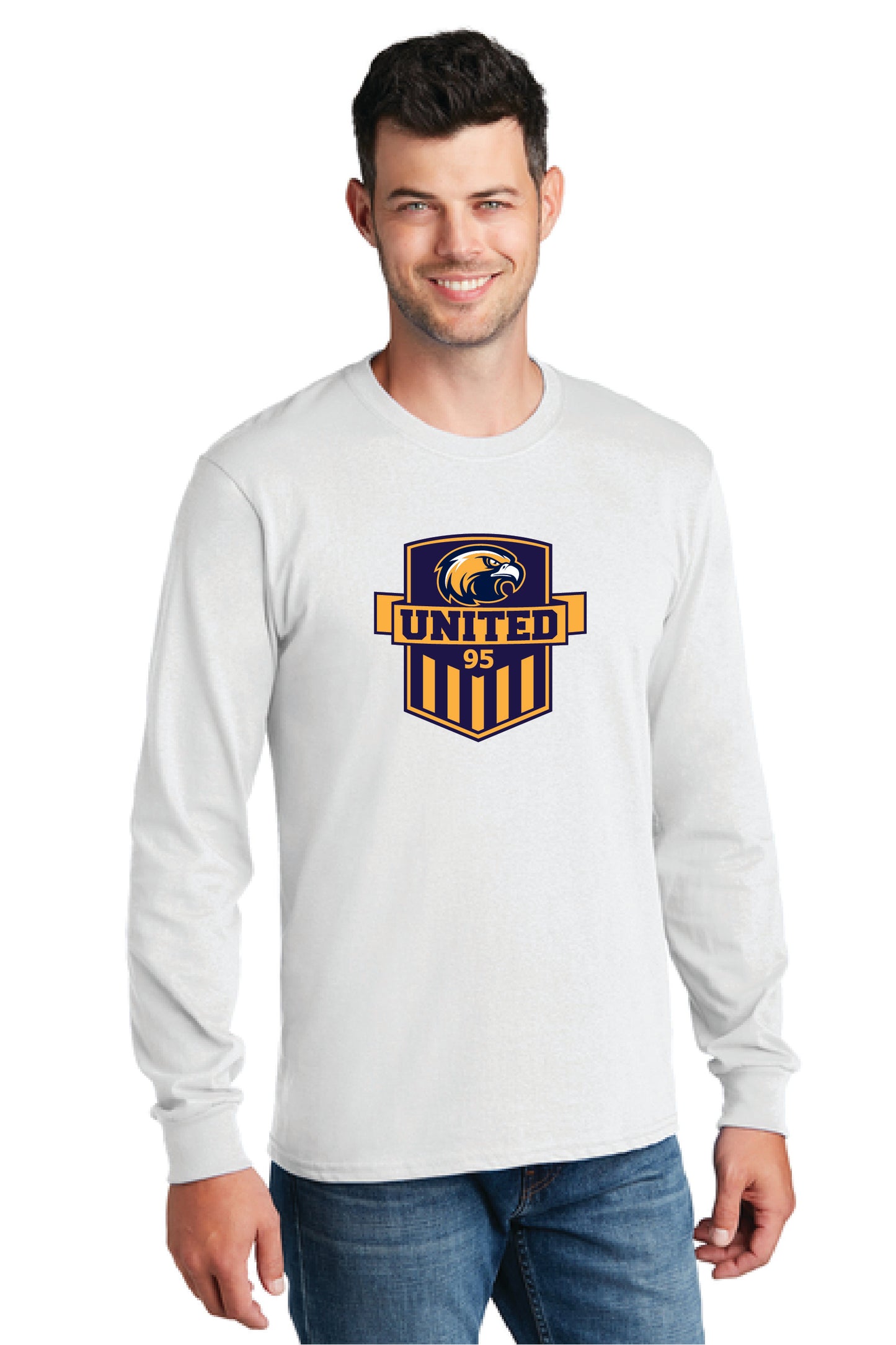 UNITED EAGLES SOCCER PC54LS Port & Company® Long Sleeve Core Cotton Tee 8