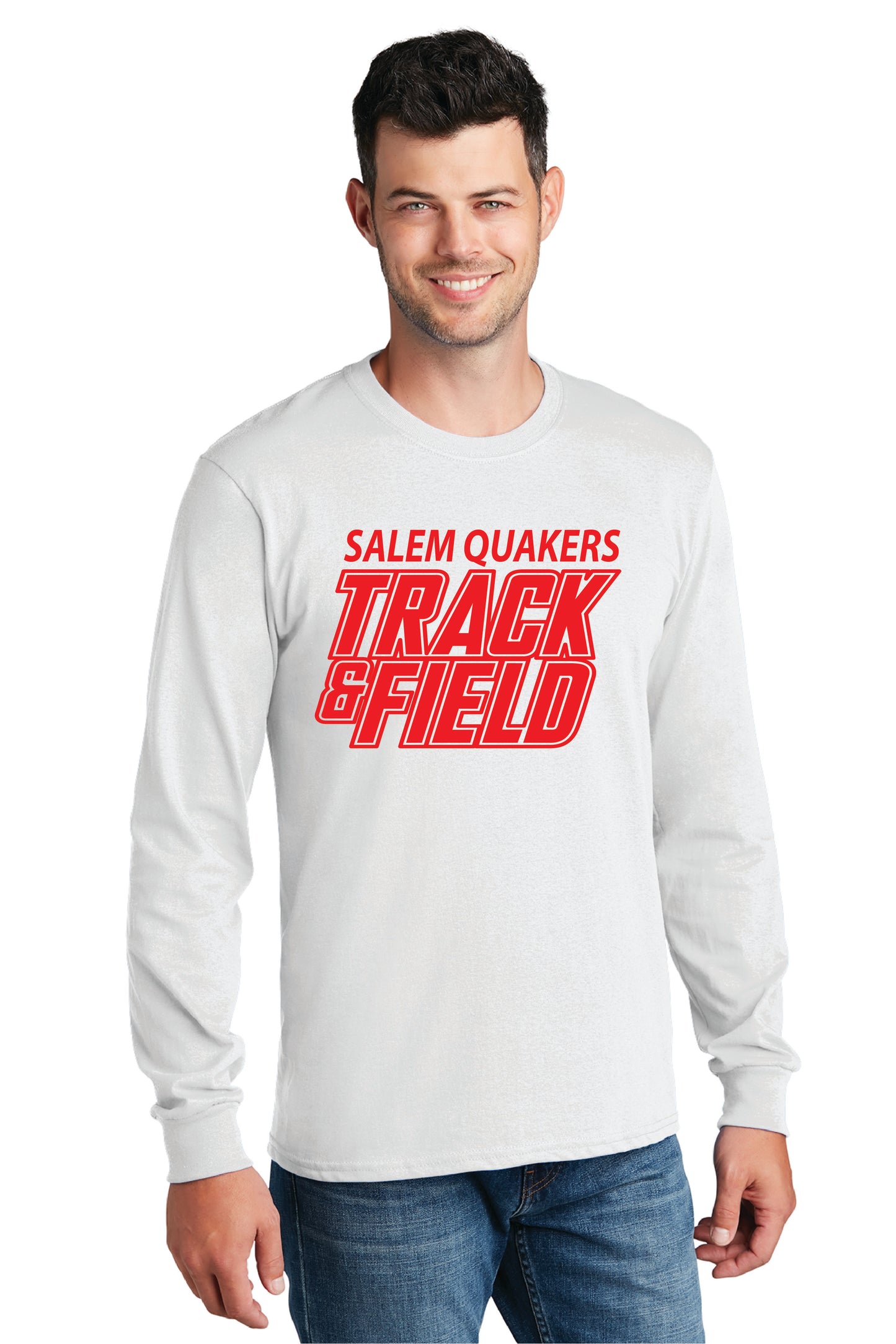 SALEM QUAKERS TRACK & FIELD Gildan Softstyle® Long Sleeve T-Shirt 4