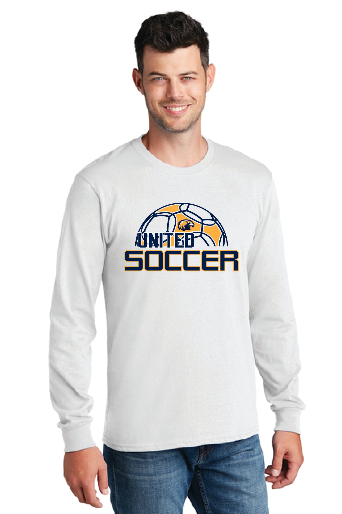 UNITED EAGLES SOCCER PC54LS Port & Company® Long Sleeve Core Cotton Tee 6
