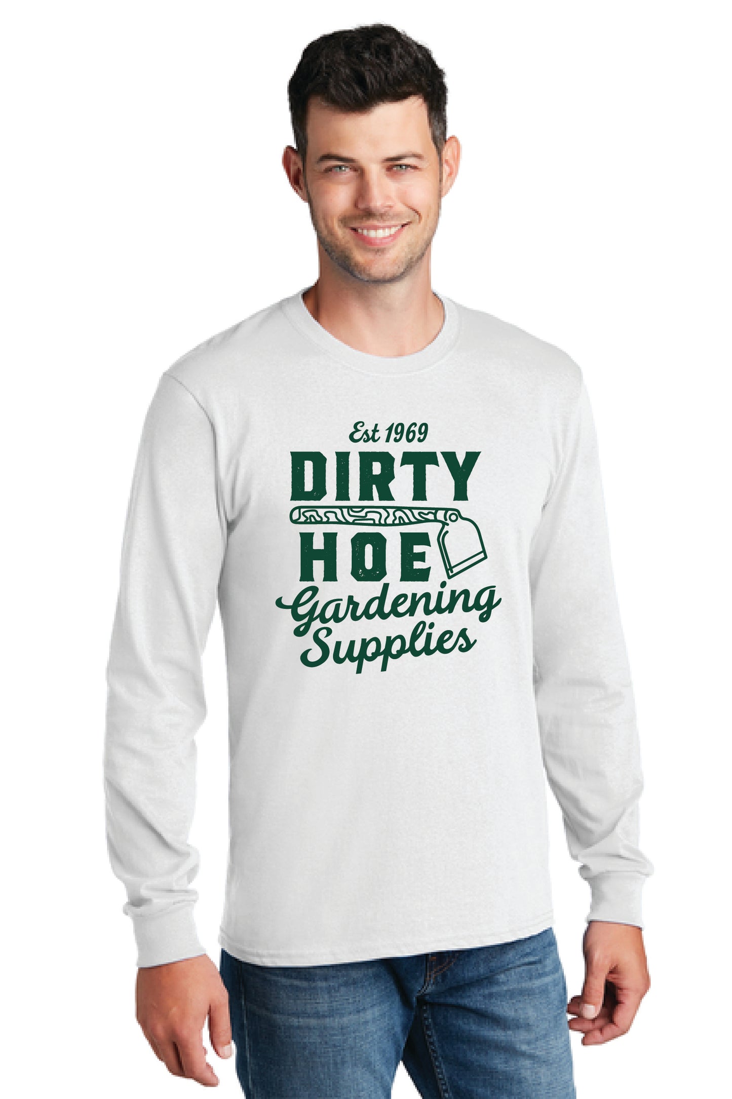 DIRTY HOE GARDENING SUPPLIES Gildan Softstyle® Long Sleeve T-Shirt 6