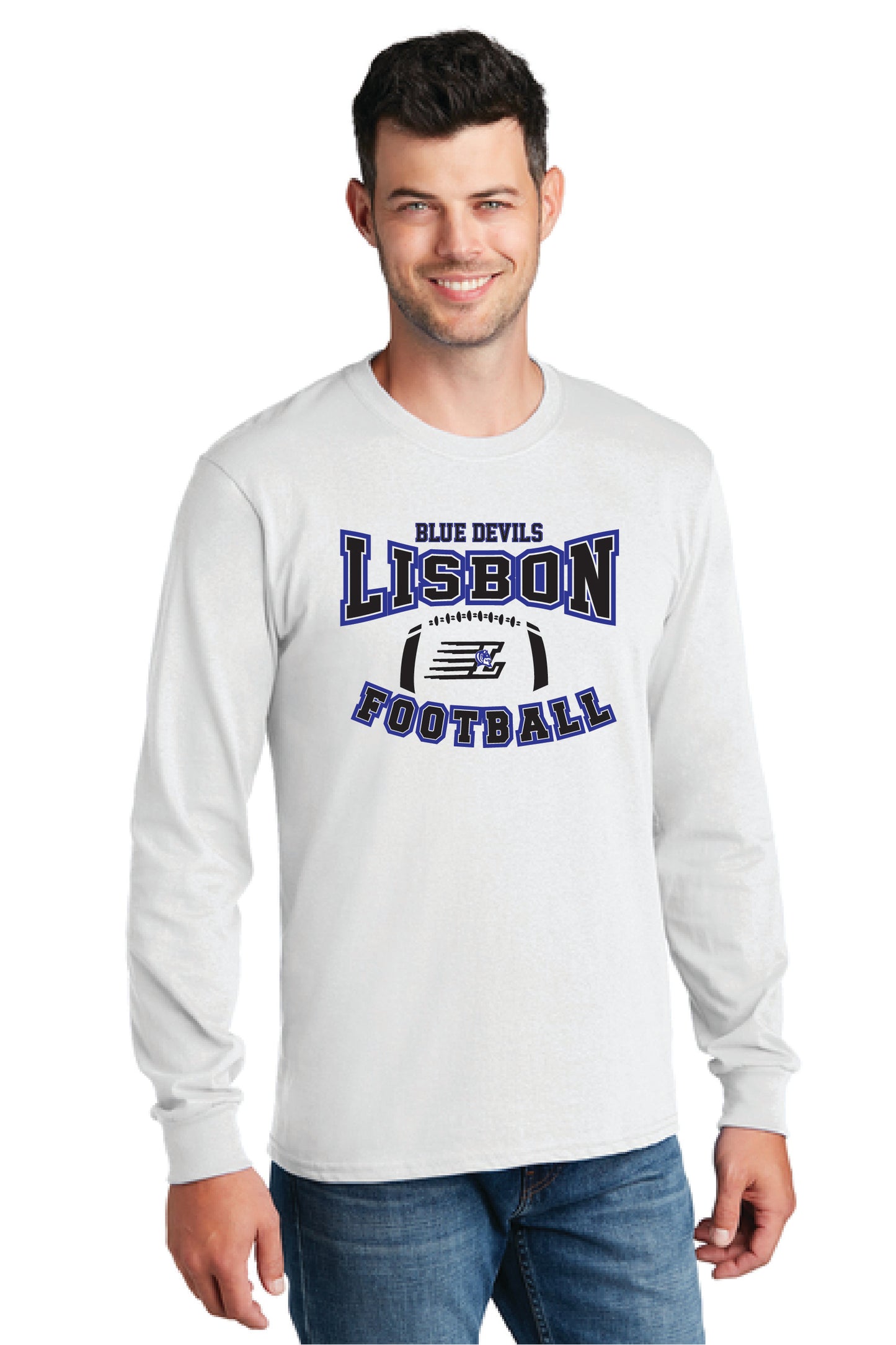 LISBON FOOTBALL PC54LS Long Sleeve Core Cotton 1