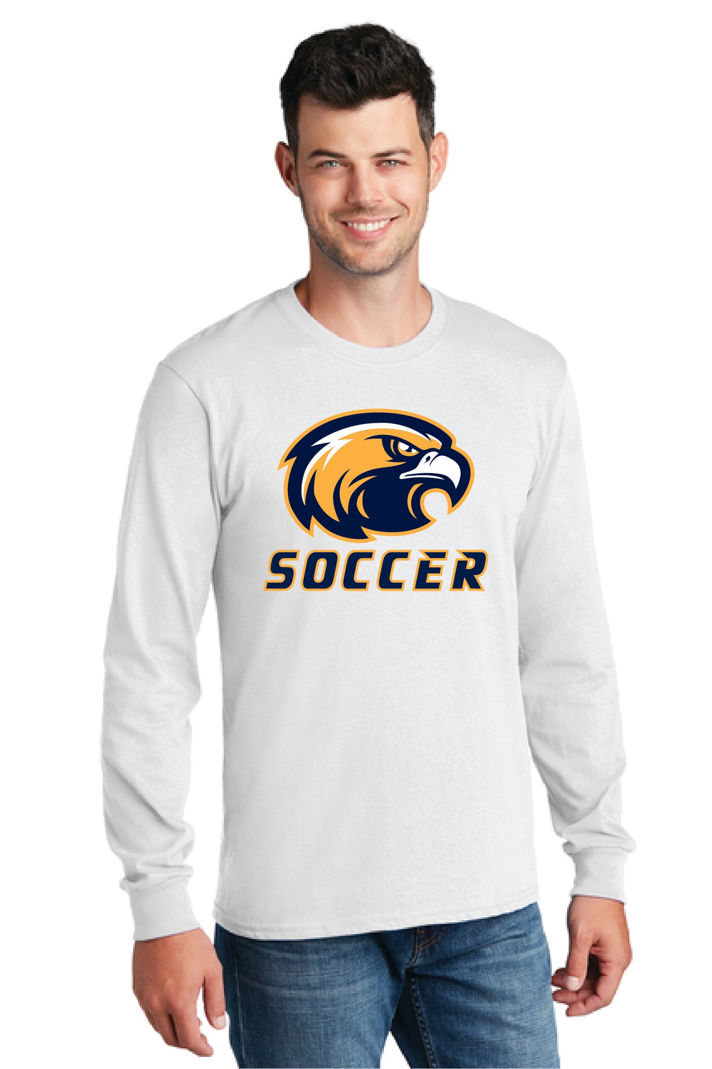 UNITED EAGLES SOCCER PC54LS Port & Company® Long Sleeve Core Cotton Tee 5
