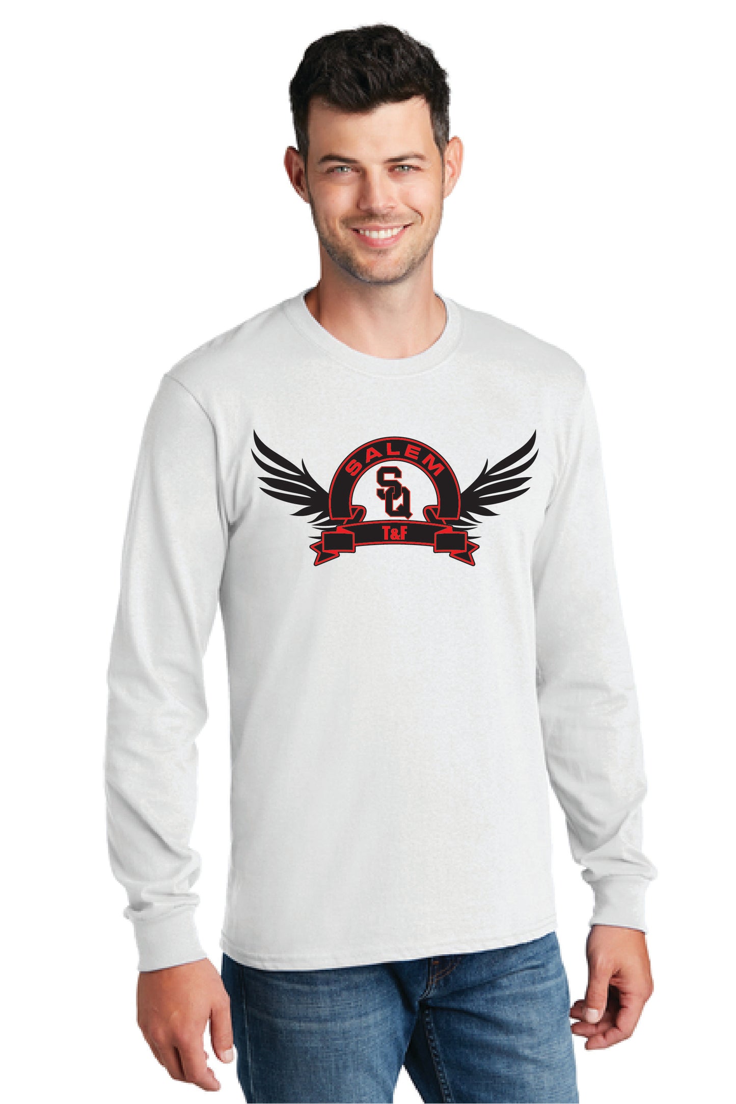 SALEM QUAKERS TRACK & FIELD Gildan 64000 Softstyle® Long Sleeve T-Shirt 11