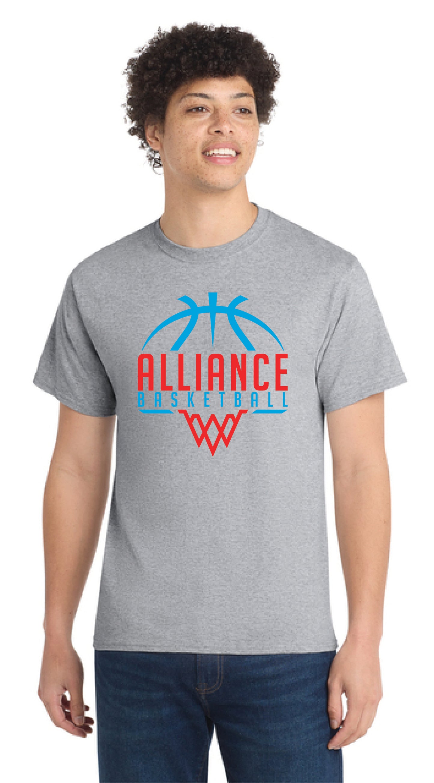 ALLIANCE AVIATORS Basketball PC55 Port & Company® Core Blend Tee 6