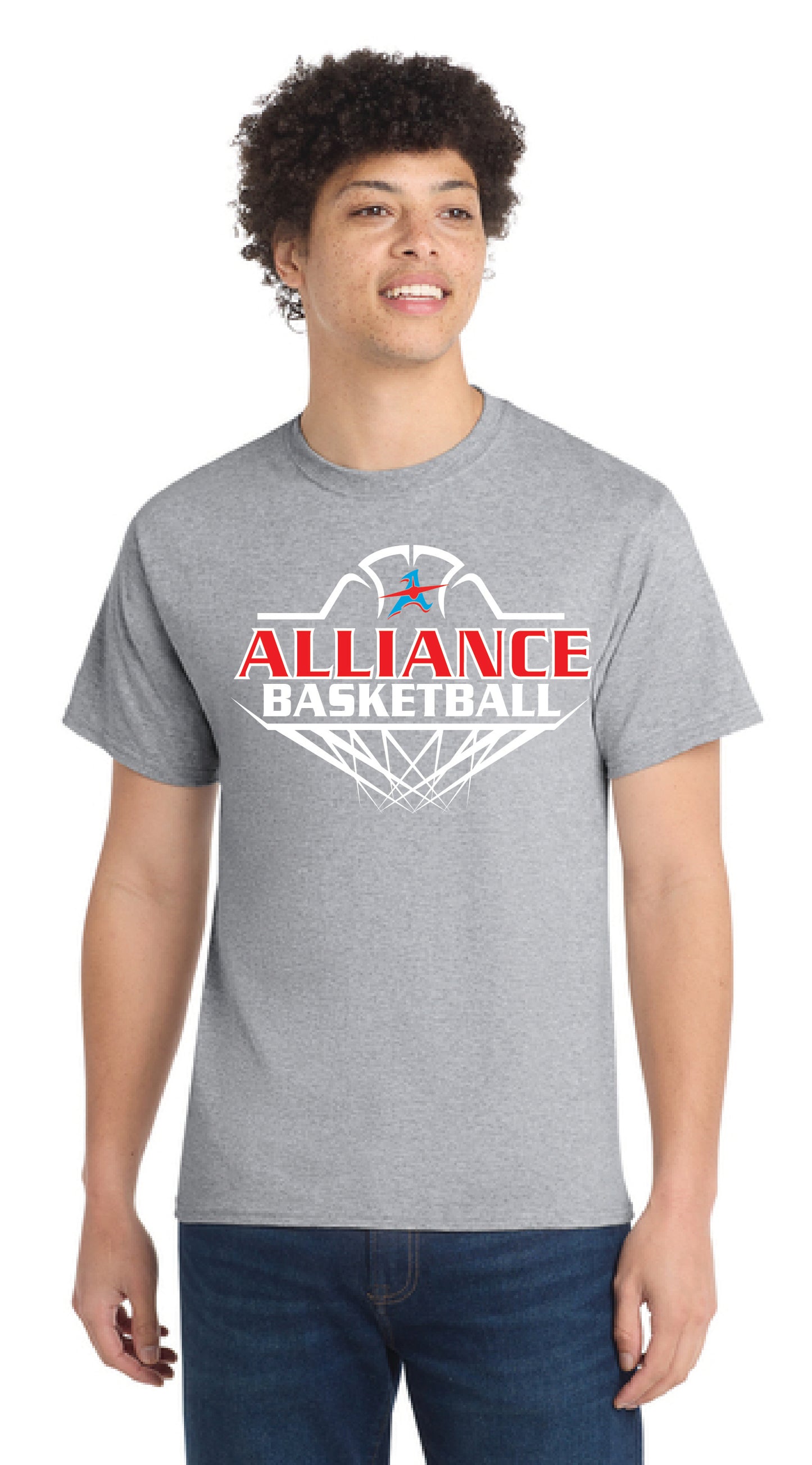 ALLIANCE AVIATORS Basketball PC55 Port & Company® Core Blend Tee 8