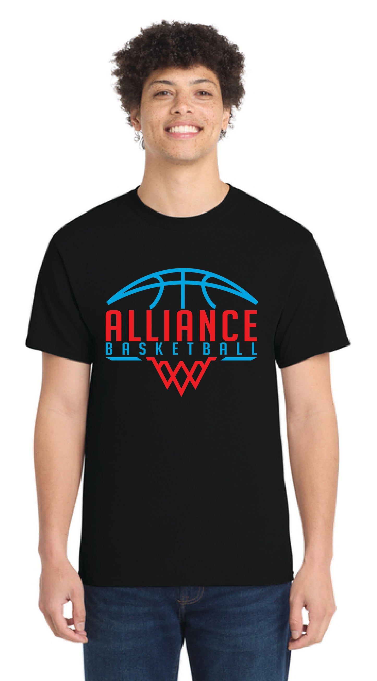 ALLIANCE AVIATORS Basketball PC55 Port & Company® Core Blend Tee 7