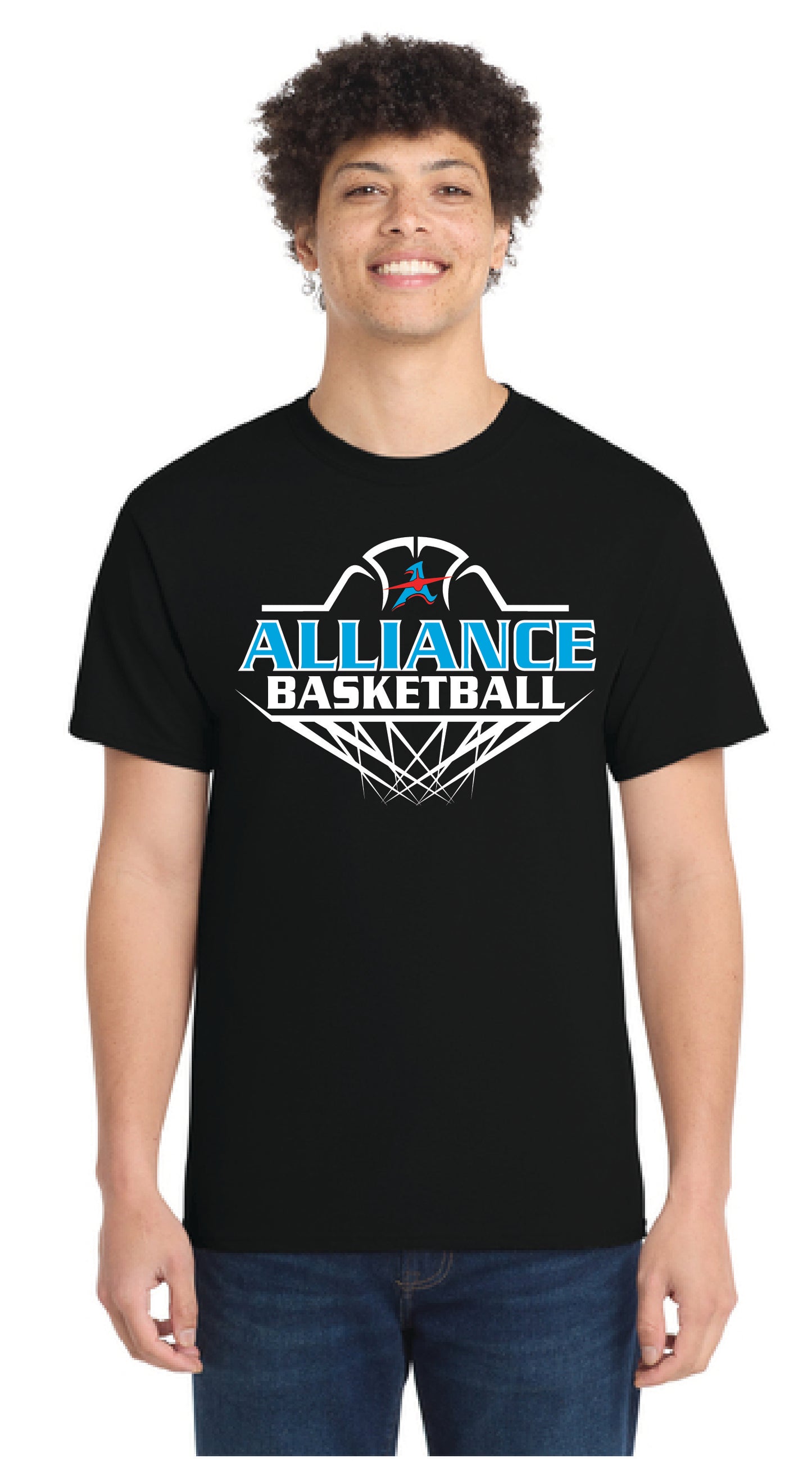 ALLIANCE AVIATORS Basketball PC55 Port & Company® Core Blend Tee 8