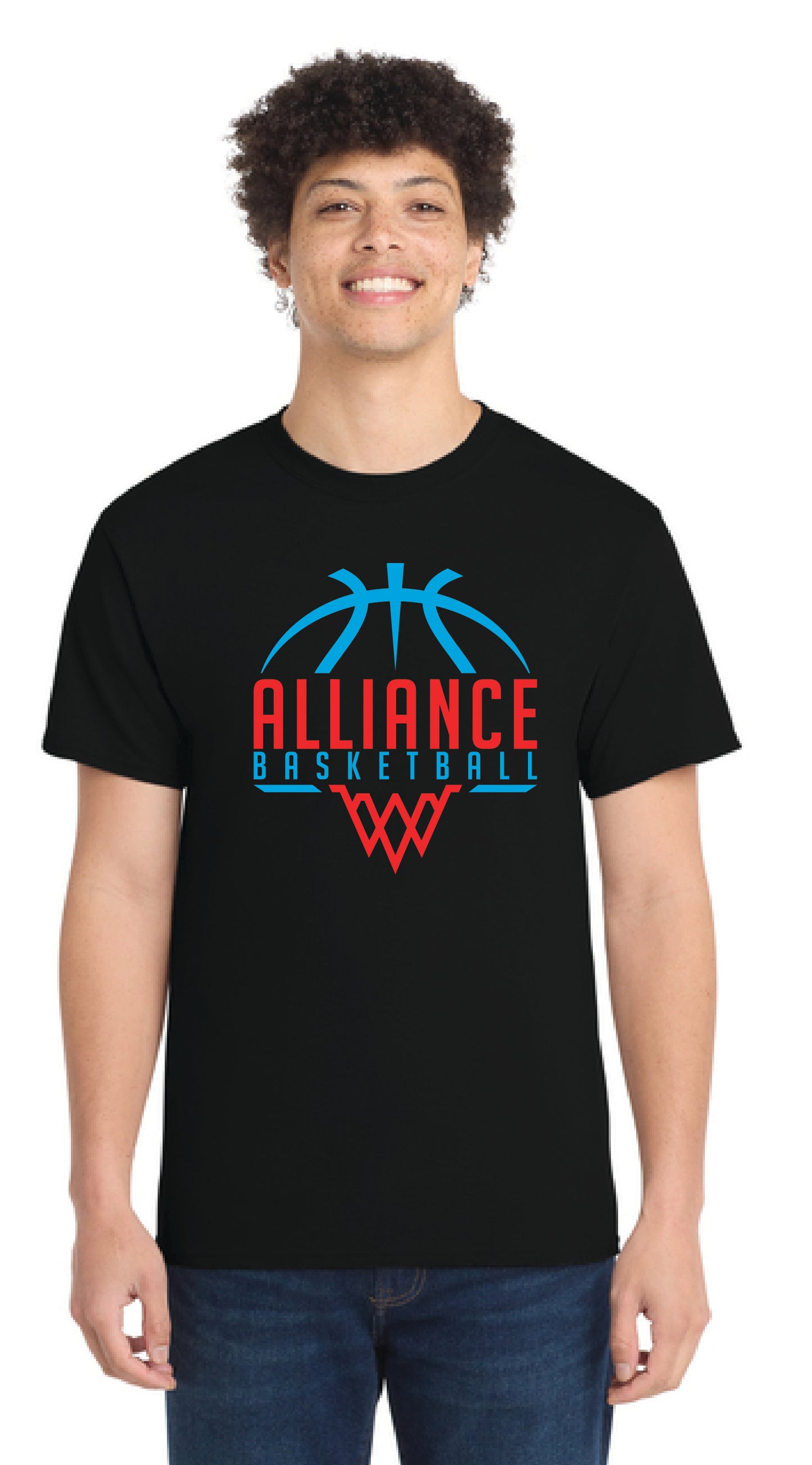 ALLIANCE AVIATORS Basketball PC55 Port & Company® Core Blend Tee 6