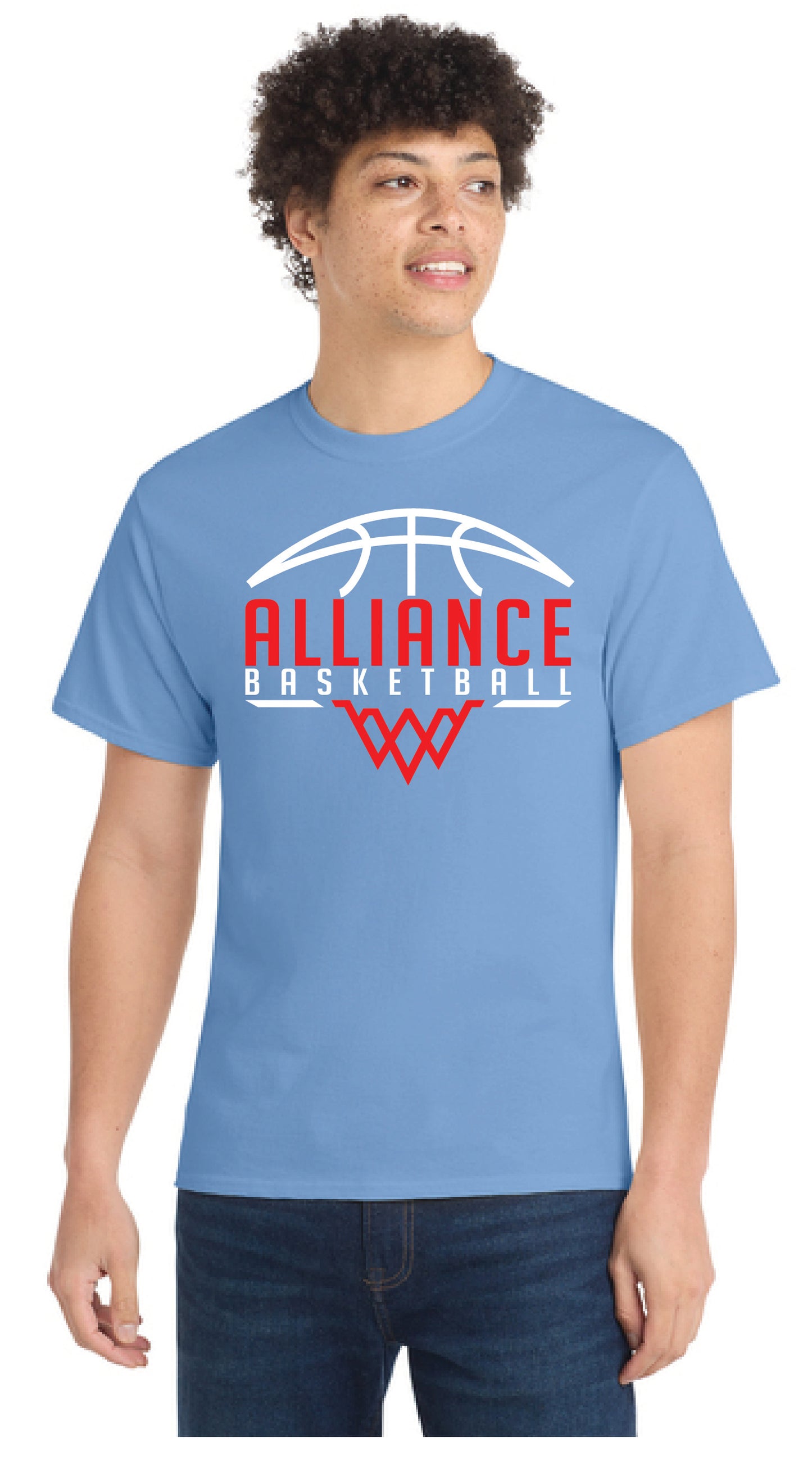ALLIANCE AVIATORS Basketball PC55 Port & Company® Core Blend Tee 7
