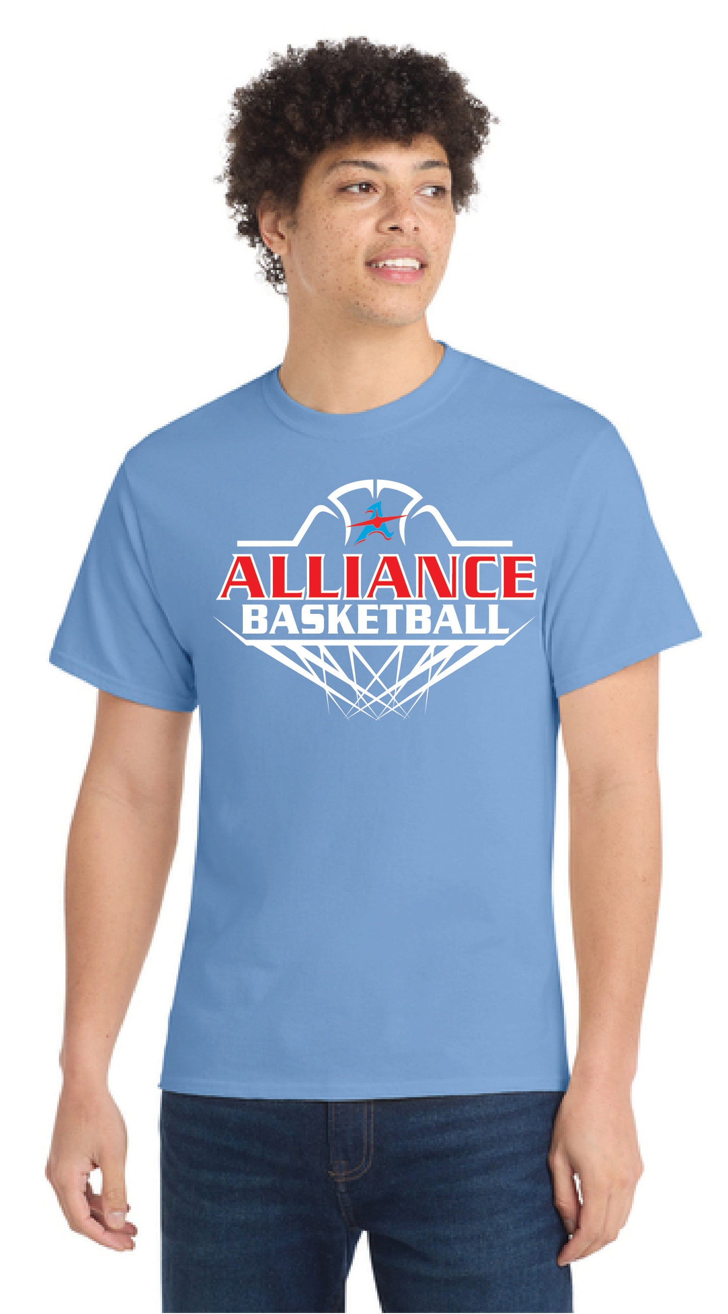 ALLIANCE AVIATORS Basketball PC55 Port & Company® Core Blend Tee 8