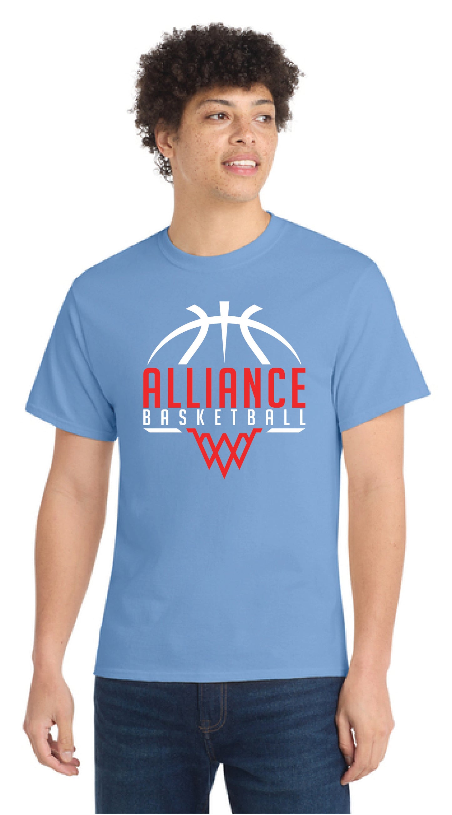 ALLIANCE AVIATORS Basketball PC55 Port & Company® Core Blend Tee 6
