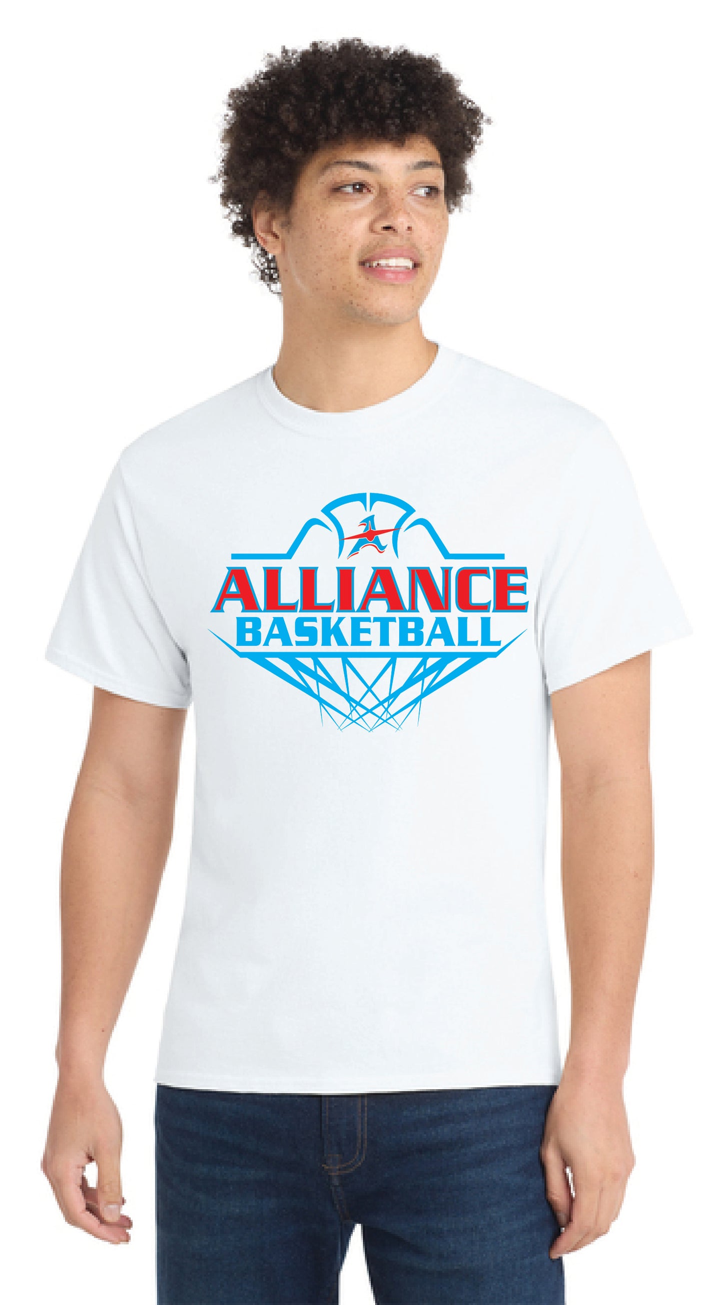 ALLIANCE AVIATORS Basketball PC55 Port & Company® Core Blend Tee 8