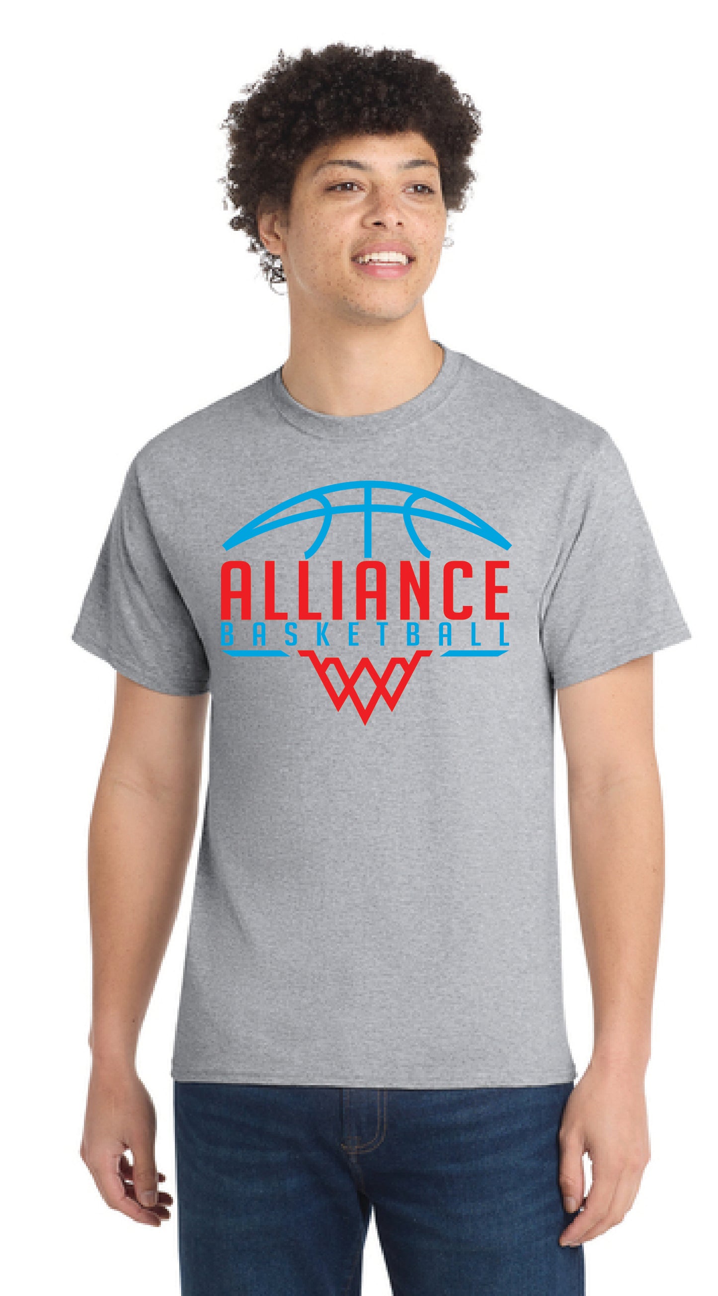 ALLIANCE AVIATORS Basketball PC55 Port & Company® Core Blend Tee 7