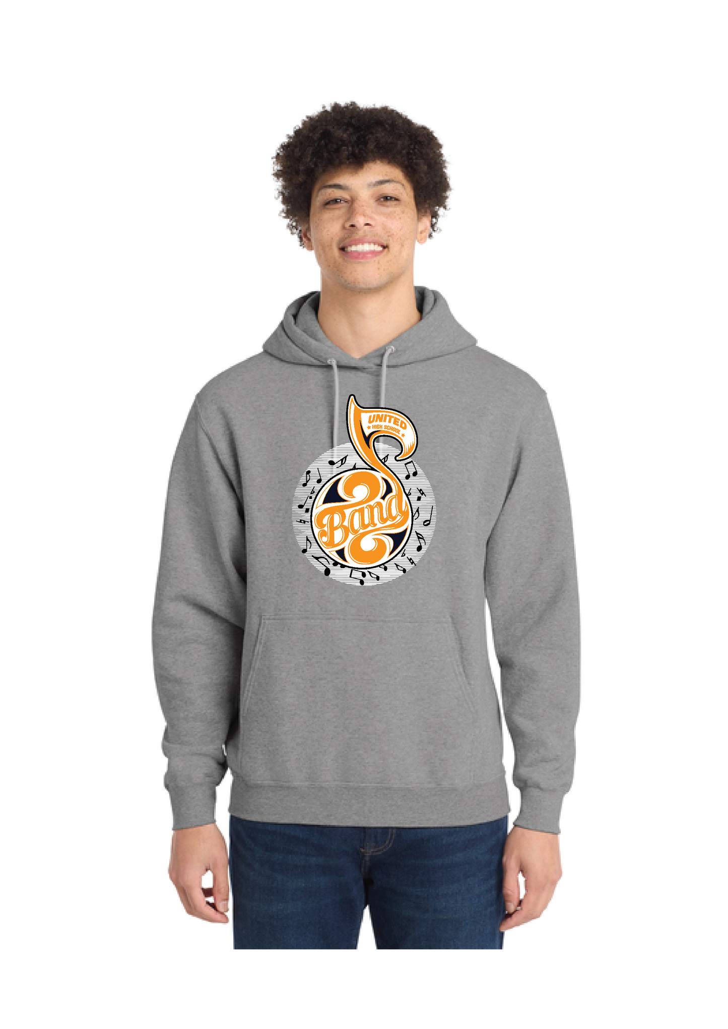 UNITED EAGELS BAND PC78H Port & Company® Core Fleece Pullover Hooded Sweatshirt 1