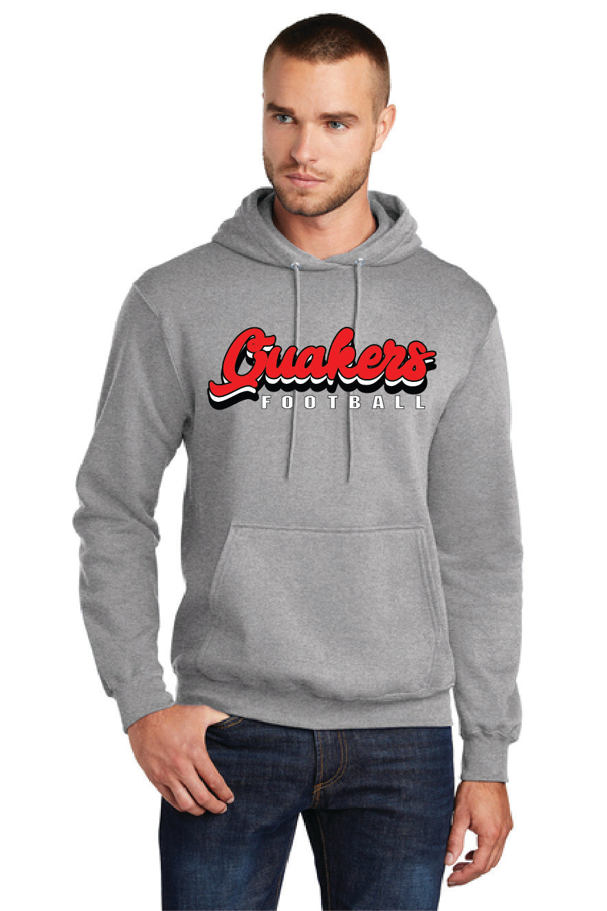 SALEM QUAKERS FOOTBALL PC78H Port & Company® Core Fleece Pullover Hooded Sweatshirt SF-8