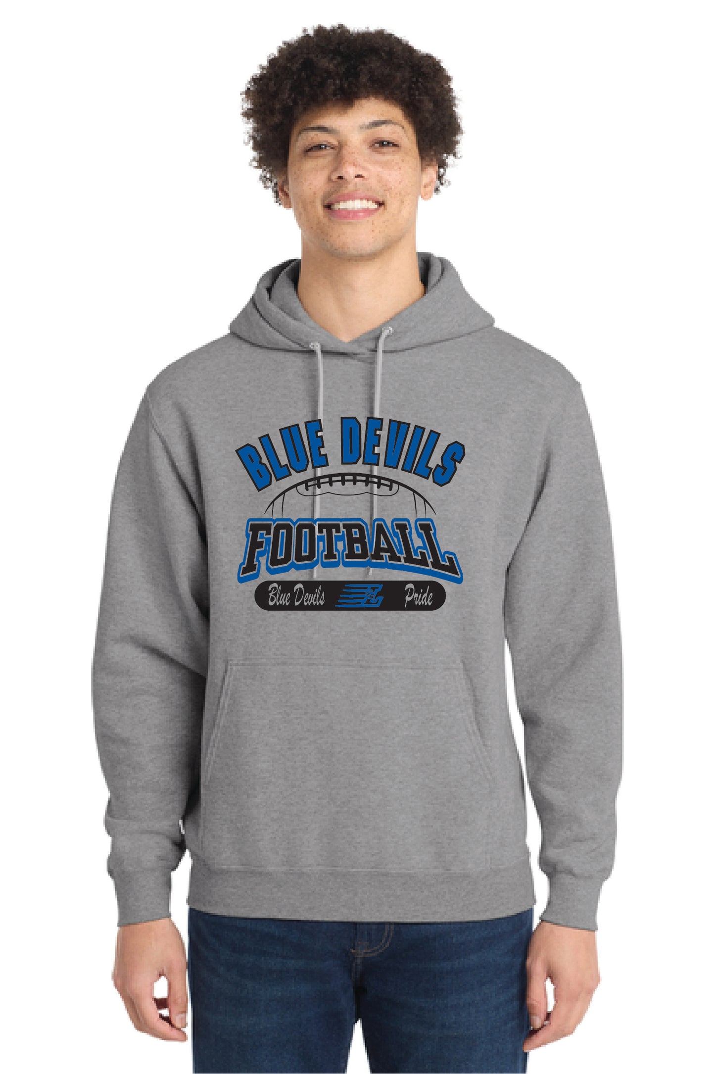 LISBON FOOTBALL PC78H Port & Company® Core Fleece Pullover Hooded Sweatshirt 5