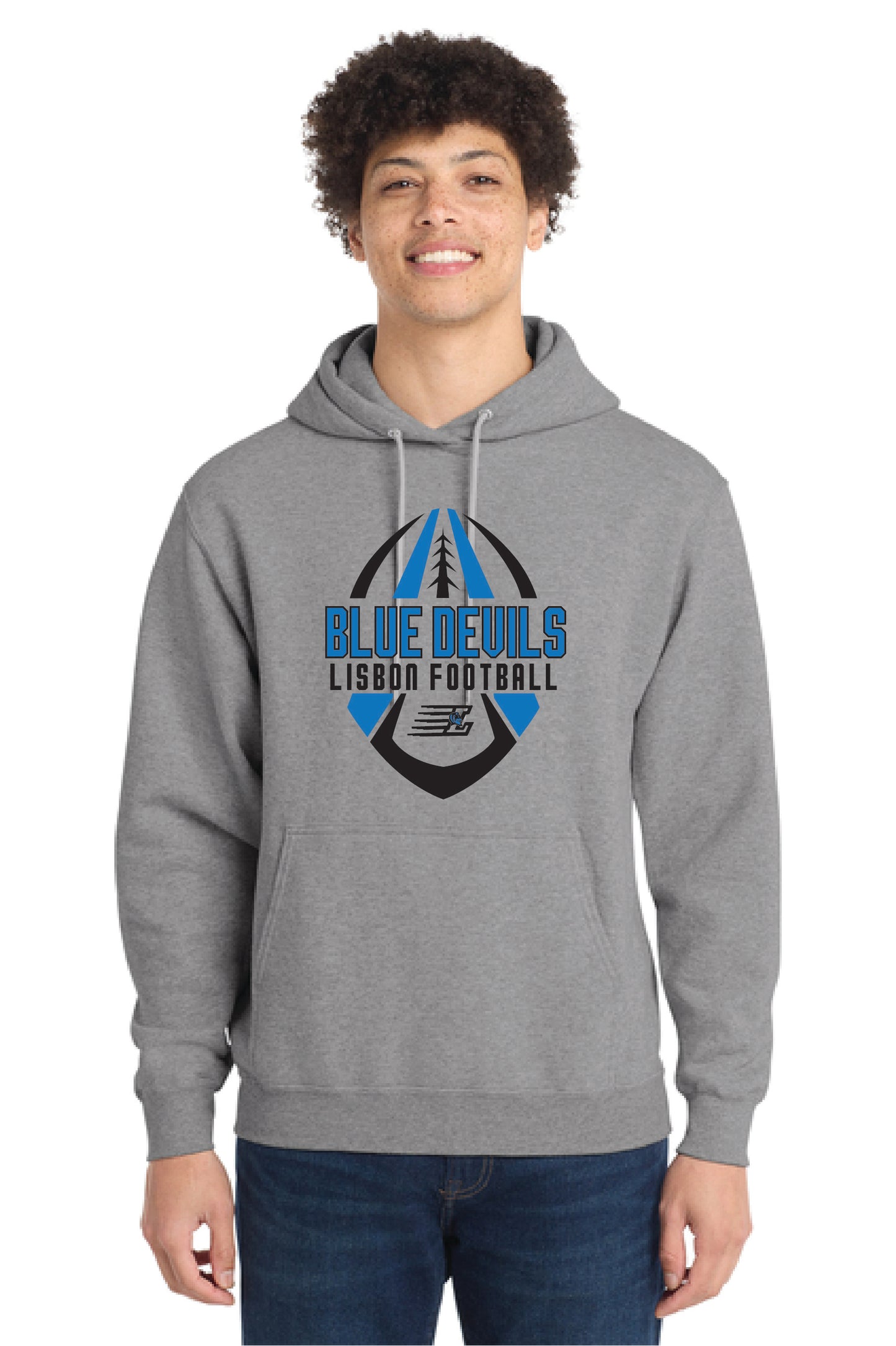 LISBON FOOTBALL PC78H Port & Company® Core Fleece Pullover Hooded Sweatshirt 6