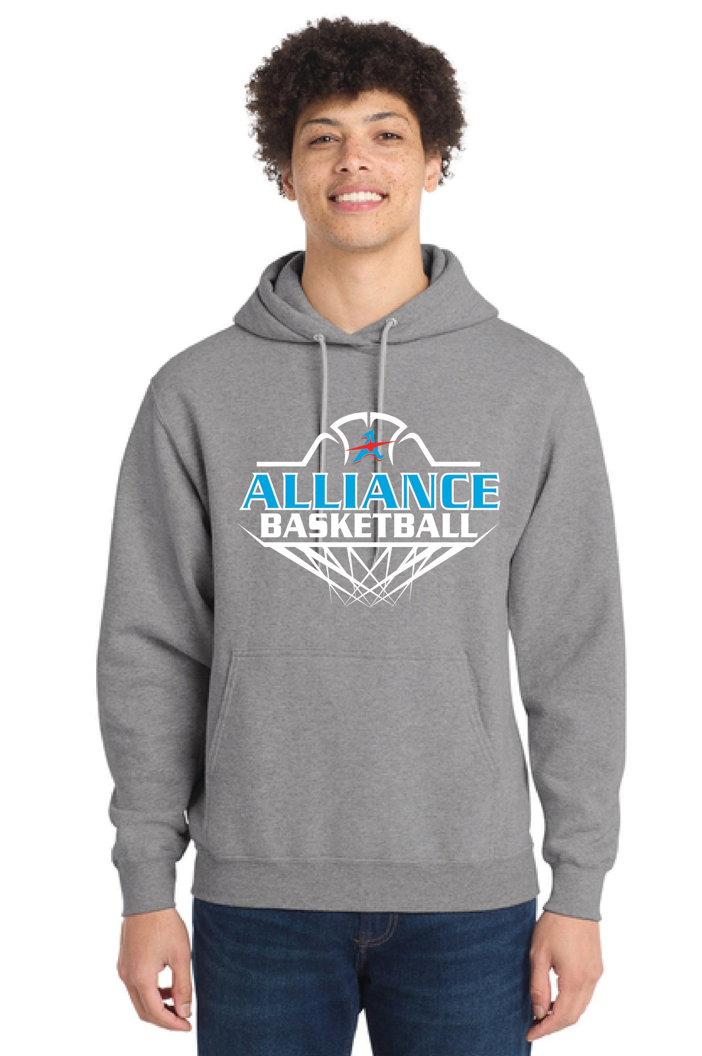 ALLIANCE AVIATORS Basketball PC78H Port & Company® Core Fleece Pullover Hooded Sweatshirt 8