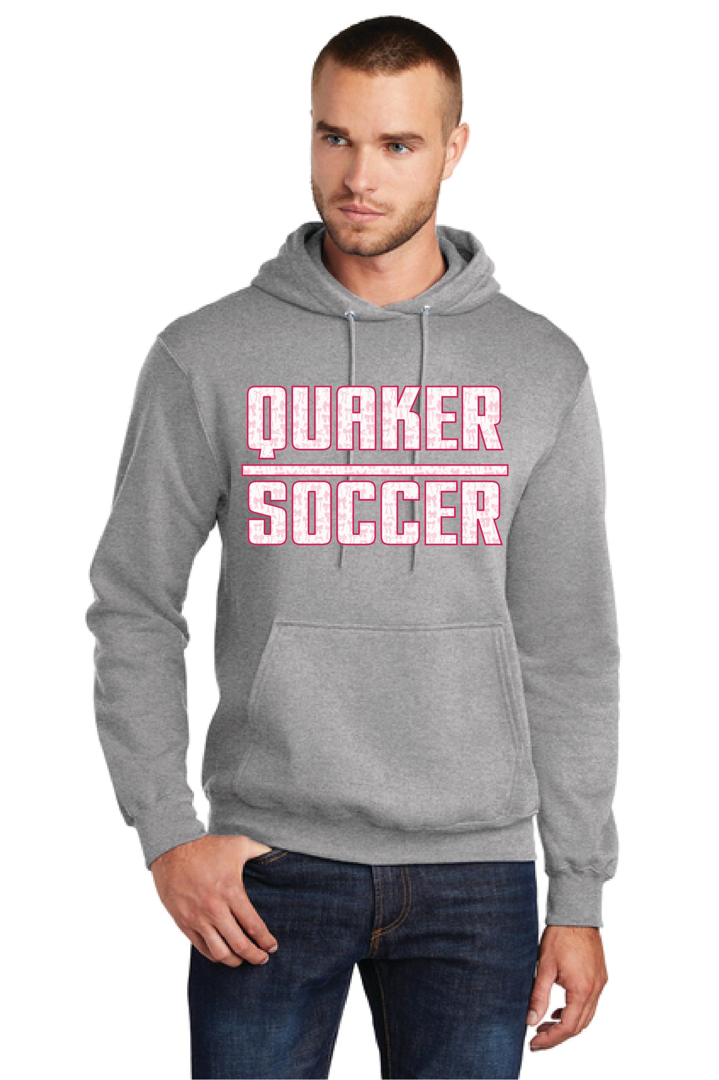 SALEM QUAKERS SOCCER PC78H Port & Company® Core Fleece Pullover Hooded Sweatshirt 9