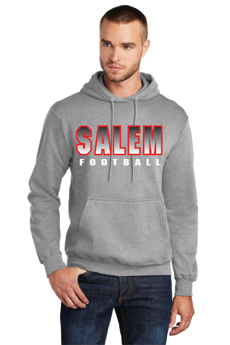SALEM QUAKERS FOOTBALL PC78H Port & Company® Core Fleece Pullover Hooded Sweatshirt SF-7