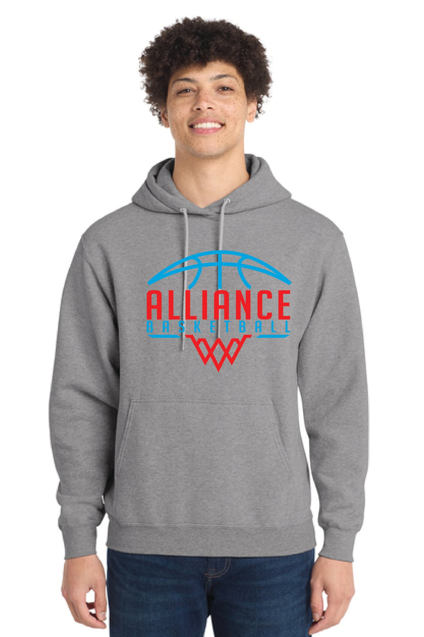 ALLIANCE AVIATORS Basketball PC78H Port & Company® Core Fleece Pullover Hooded Sweatshirt 7