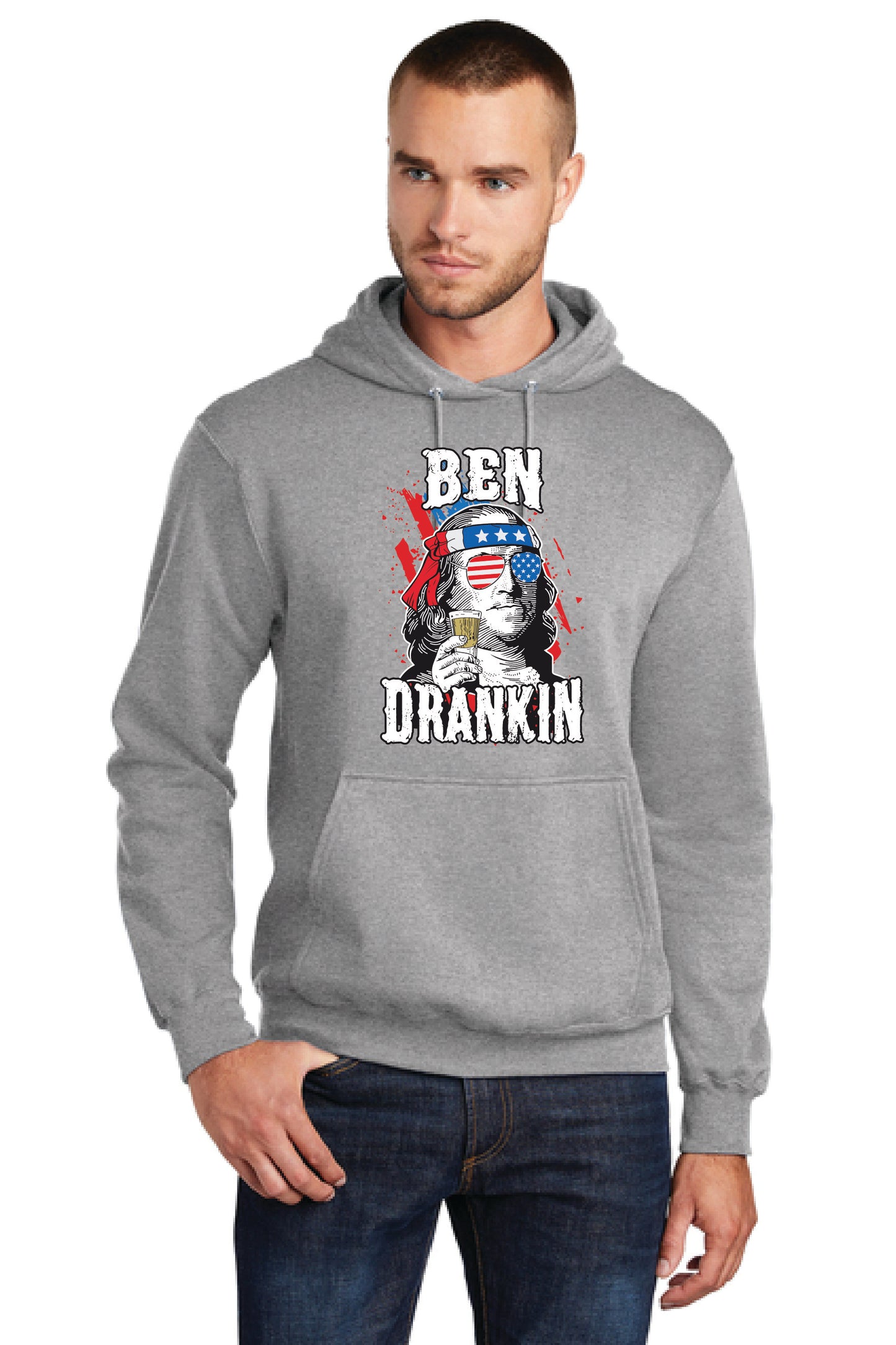 BEN DRANKIN PC78H Port & Company® Core Fleece Pullover Hooded Sweatshirt 8