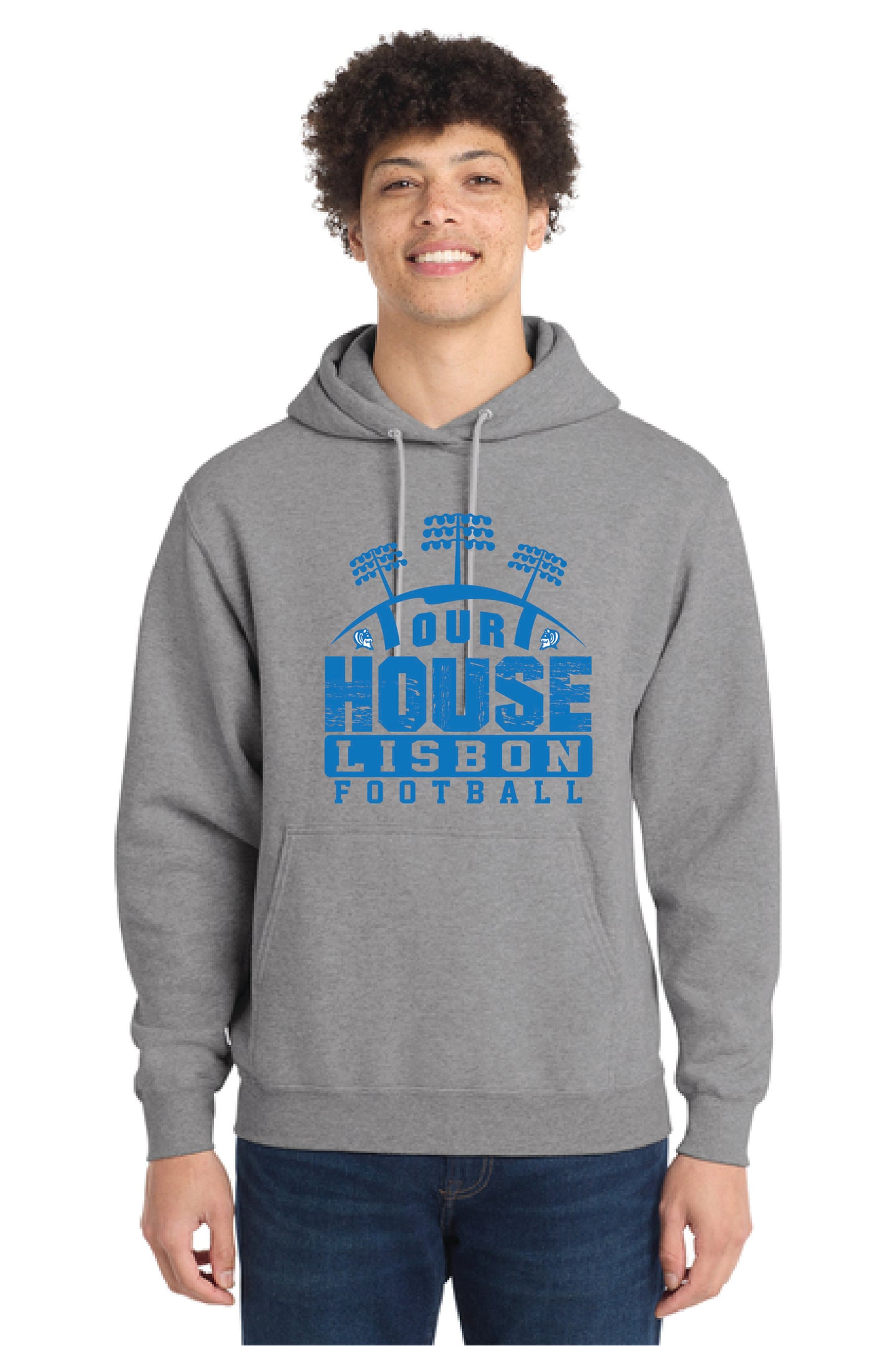 LISBON FOOTBALL PC78H Port & Company® Core Fleece Pullover Hooded Sweatshirt 7