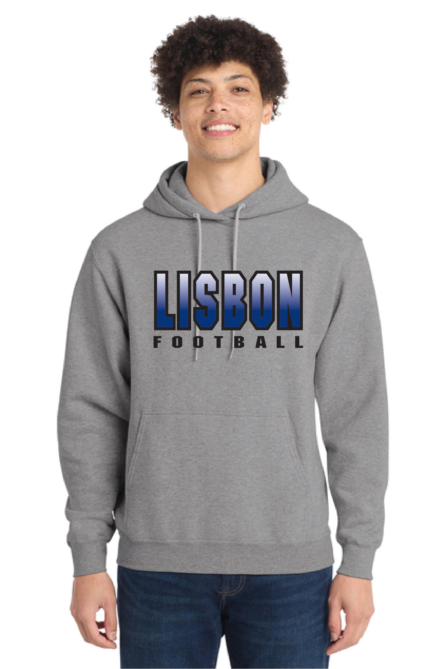 LISBON FOOTBALL PC78H Port & Company® Core Fleece Pullover Hooded Sweatshirt 2