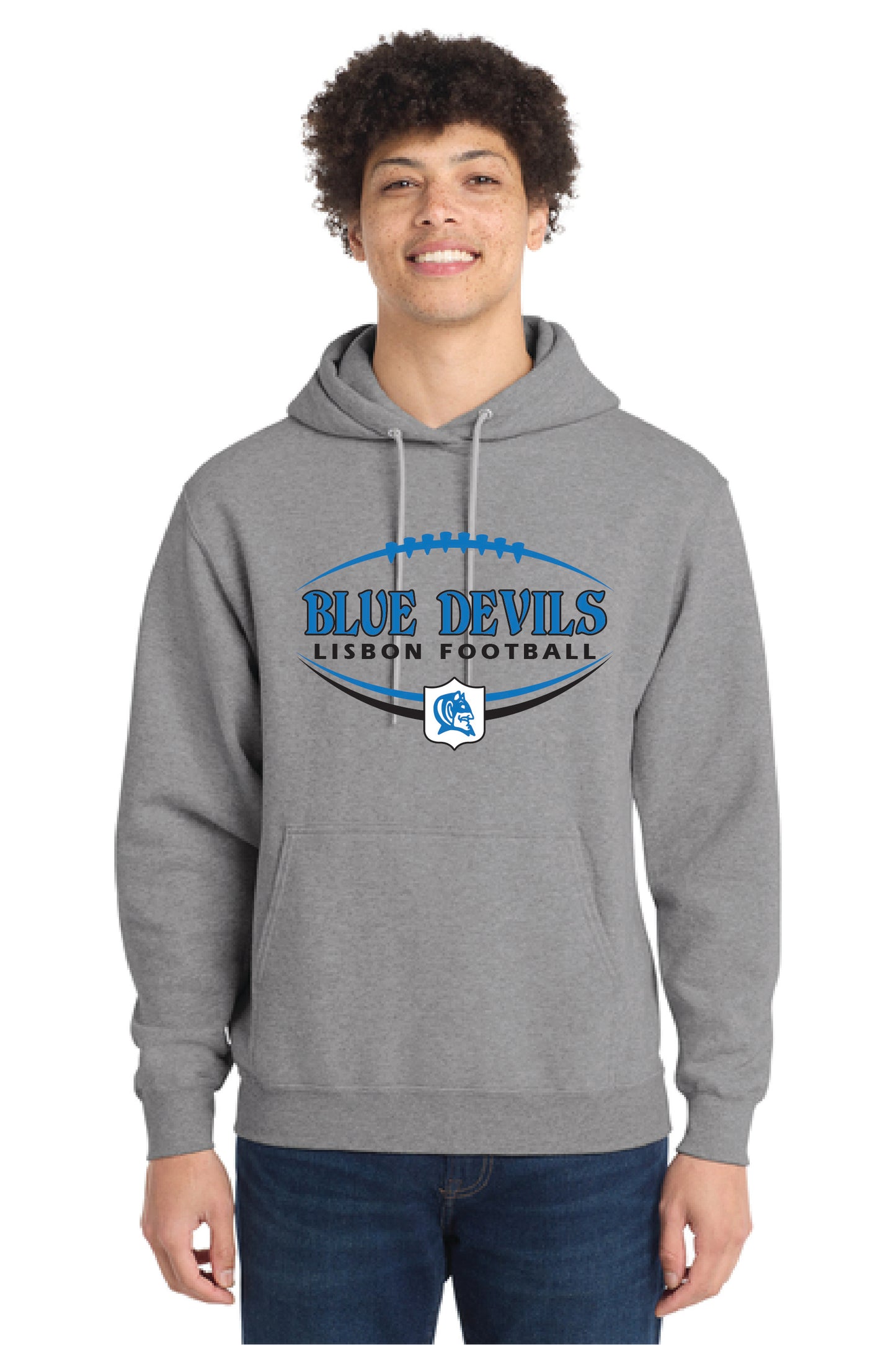 LISBON FOOTBALL PC78H Port & Company® Core Fleece Pullover Hooded Sweatshirt 12