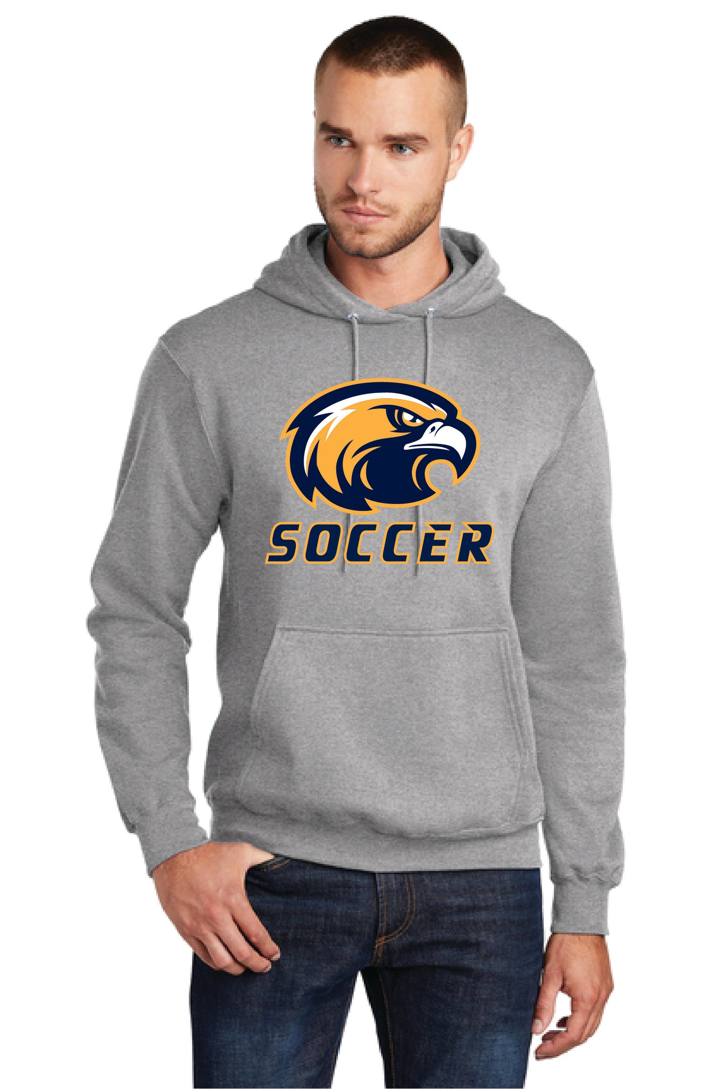 UNITED EAGELS SOCCER PC78H Port & Company® Core Fleece Pullover Hooded Sweatshirt 5