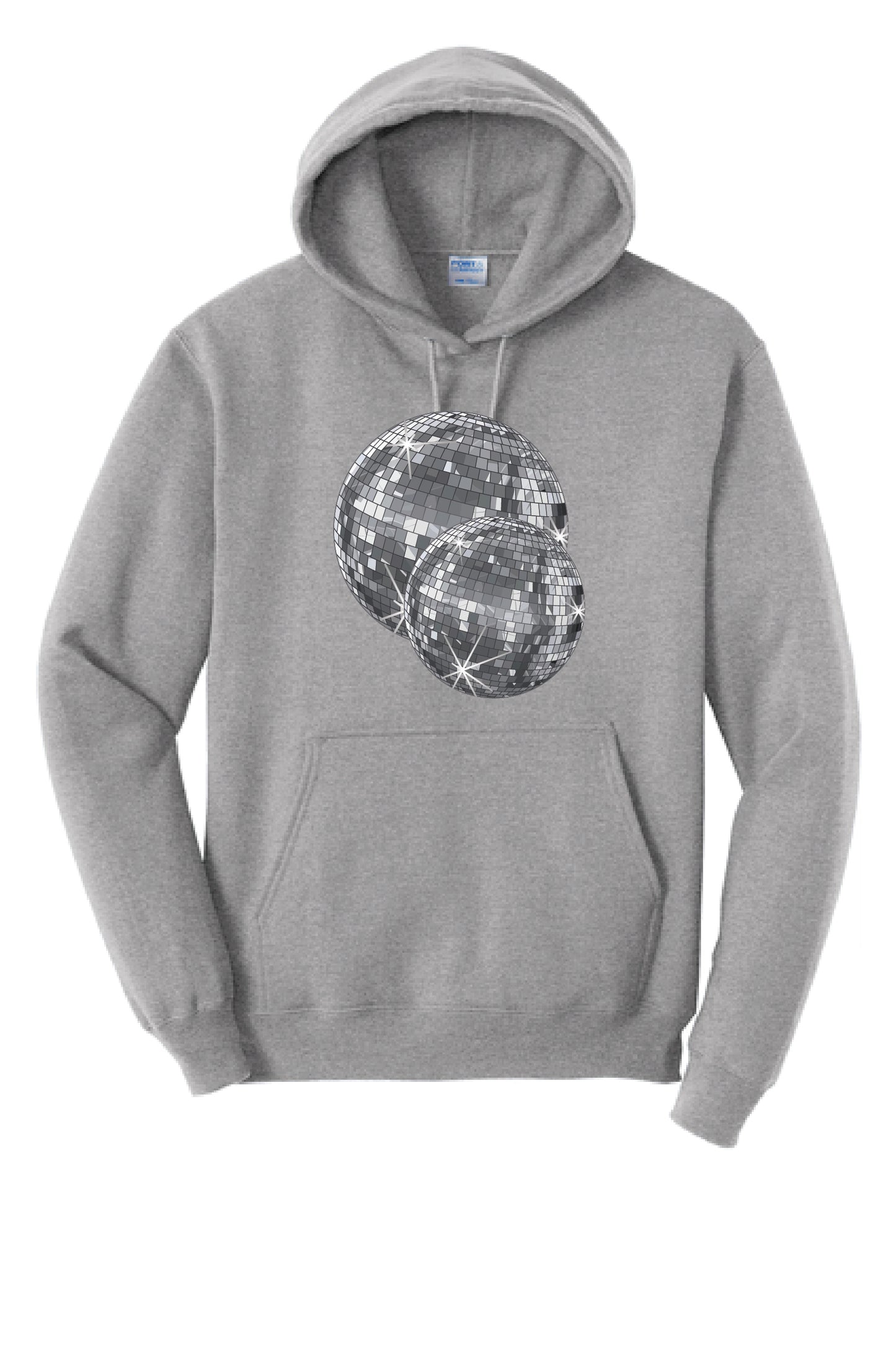 DISCO BALL PC78H Port & Company® Core Fleece Pullover Hooded Sweatshirt KK-2