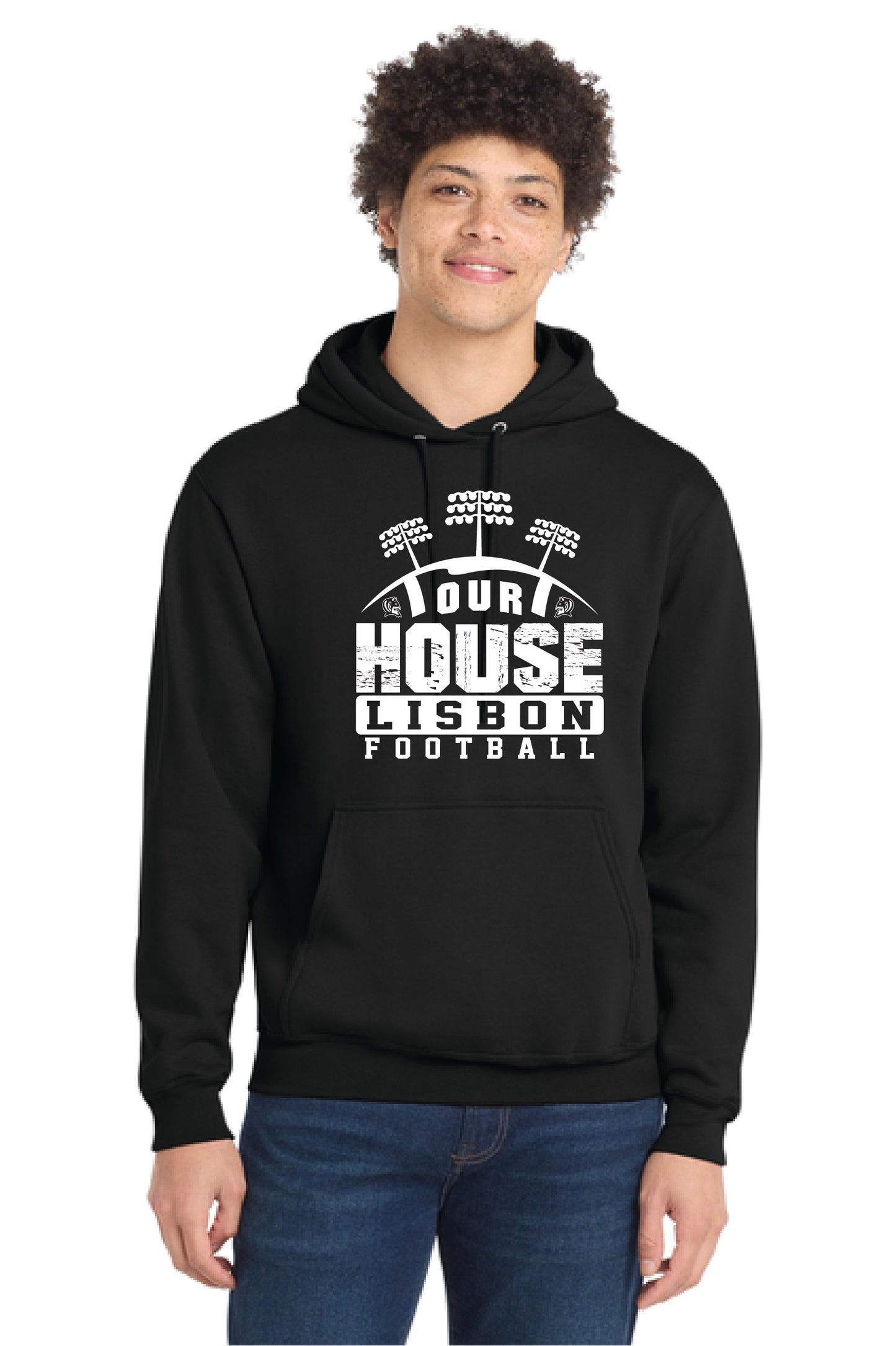 LISBON FOOTBALL PC78H Port & Company® Core Fleece Pullover Hooded Sweatshirt 7