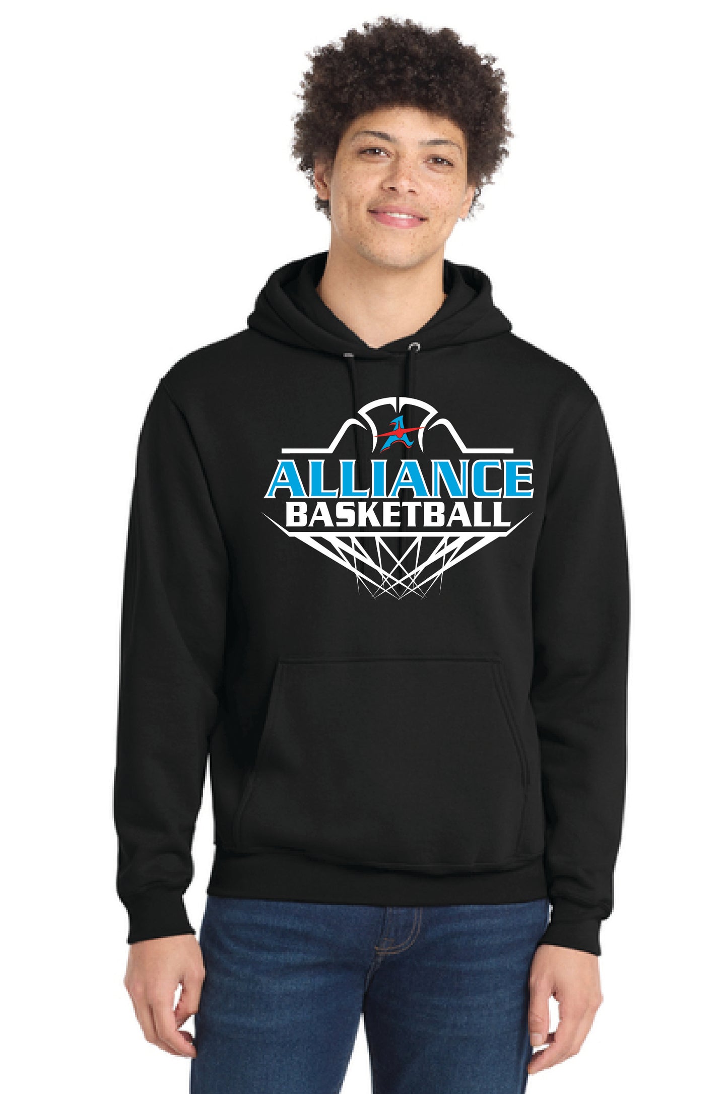ALLIANCE AVIATORS Basketball PC78H Port & Company® Core Fleece Pullover Hooded Sweatshirt 8