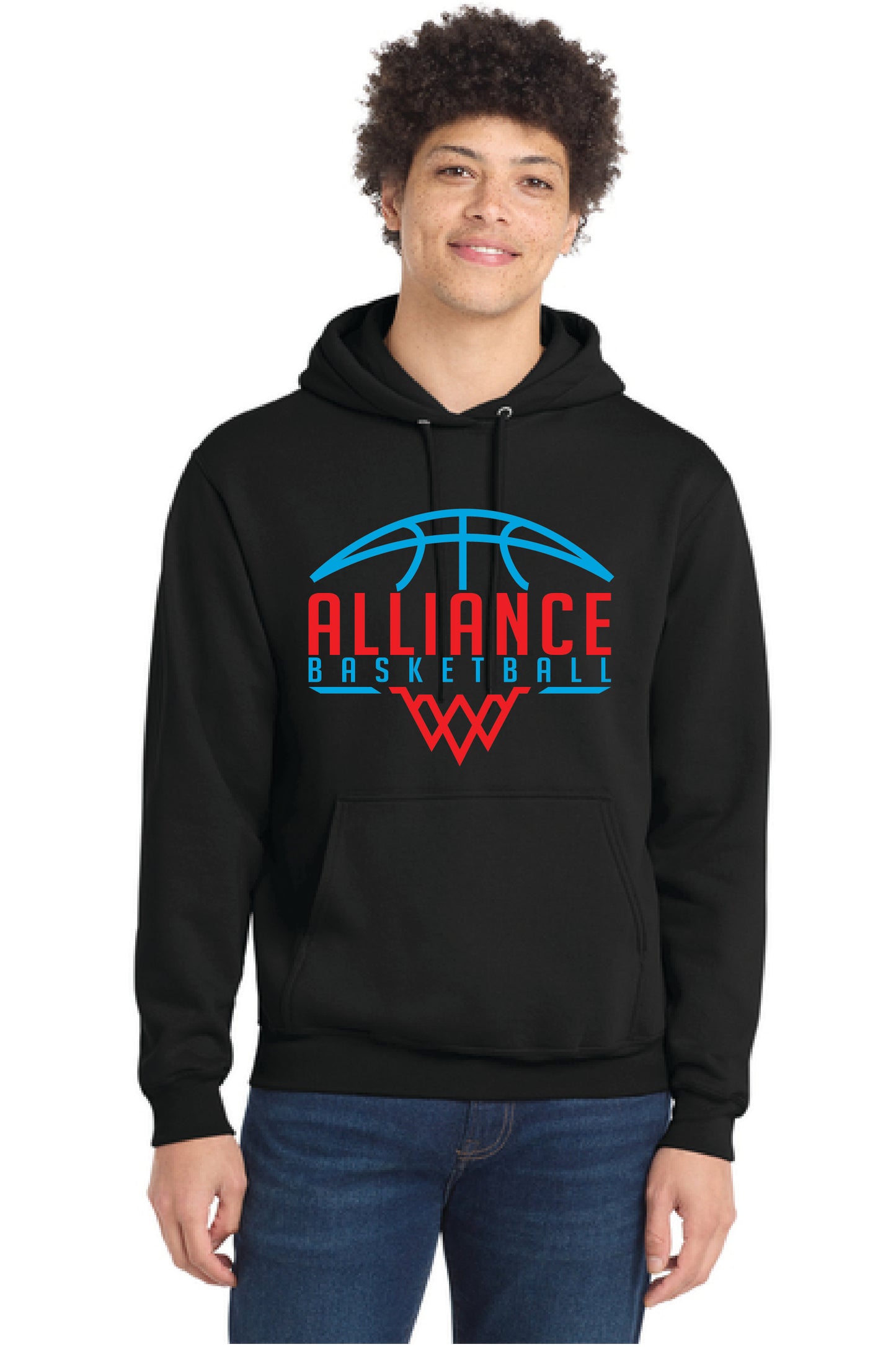 ALLIANCE AVIATORS Basketball PC78H Port & Company® Core Fleece Pullover Hooded Sweatshirt 7